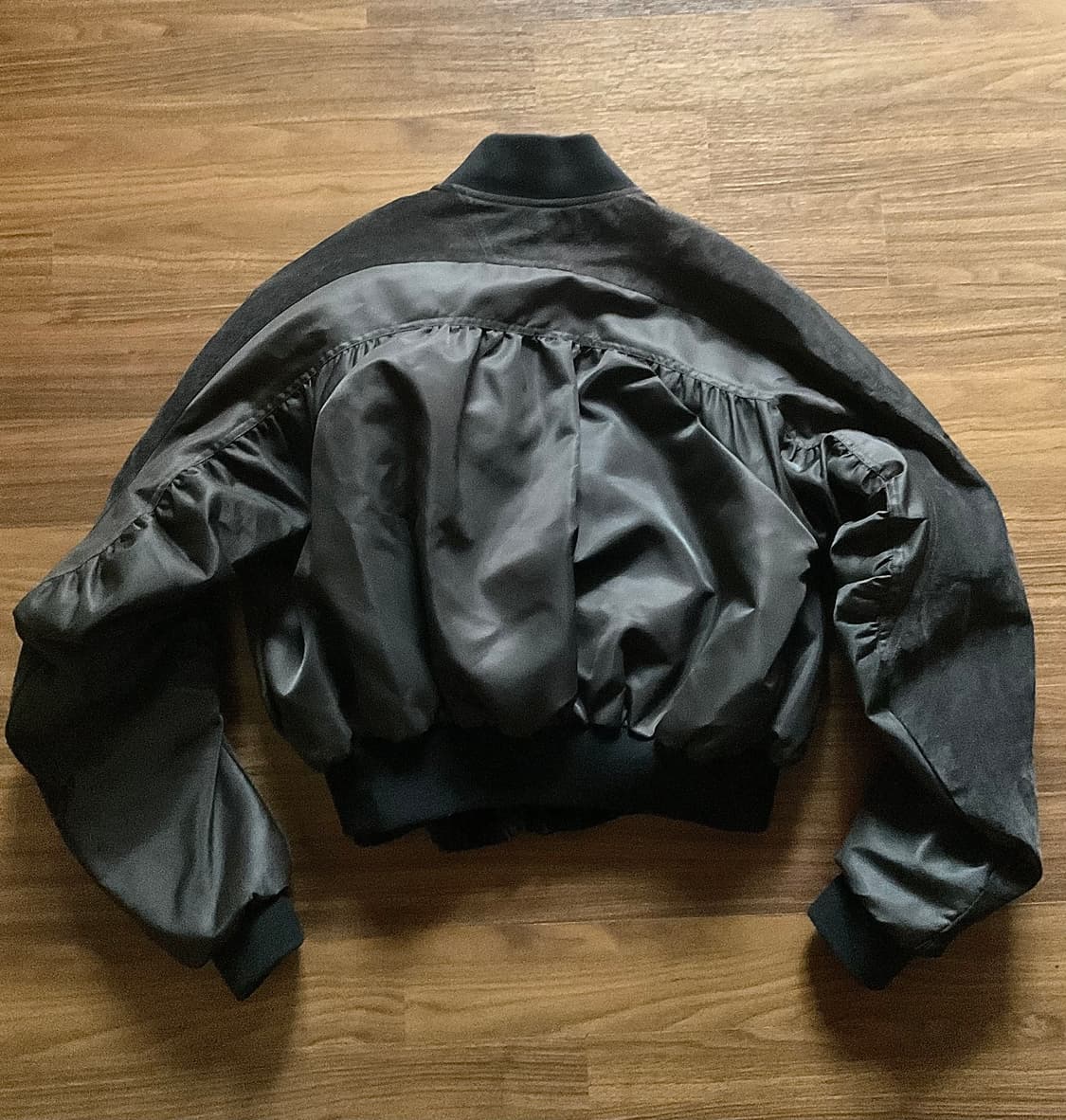 cmmawear 커마웨어 c round bomber 봄버 다크 브라운 상품이미지3