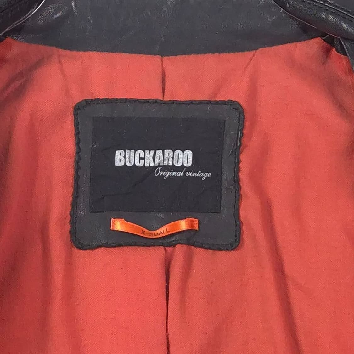 버커루 오리지널 빈티지 리얼 양가죽 라이더 자켓 XS 상품이미지6