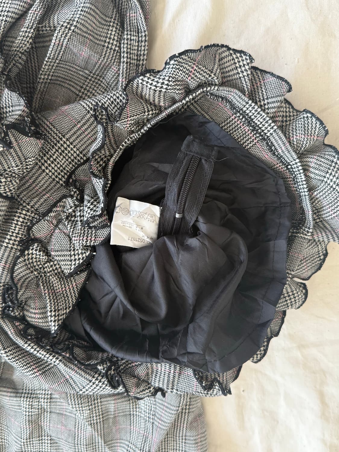 고갸루 러블리 프레피 로리타 체크 점프슈트  상품이미지7