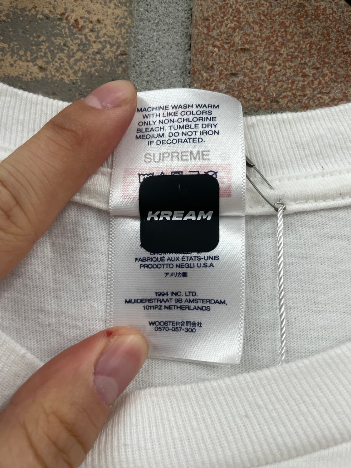 supreme 슈프림 핀라인 반팔 티셔츠(24SS) 상품이미지9