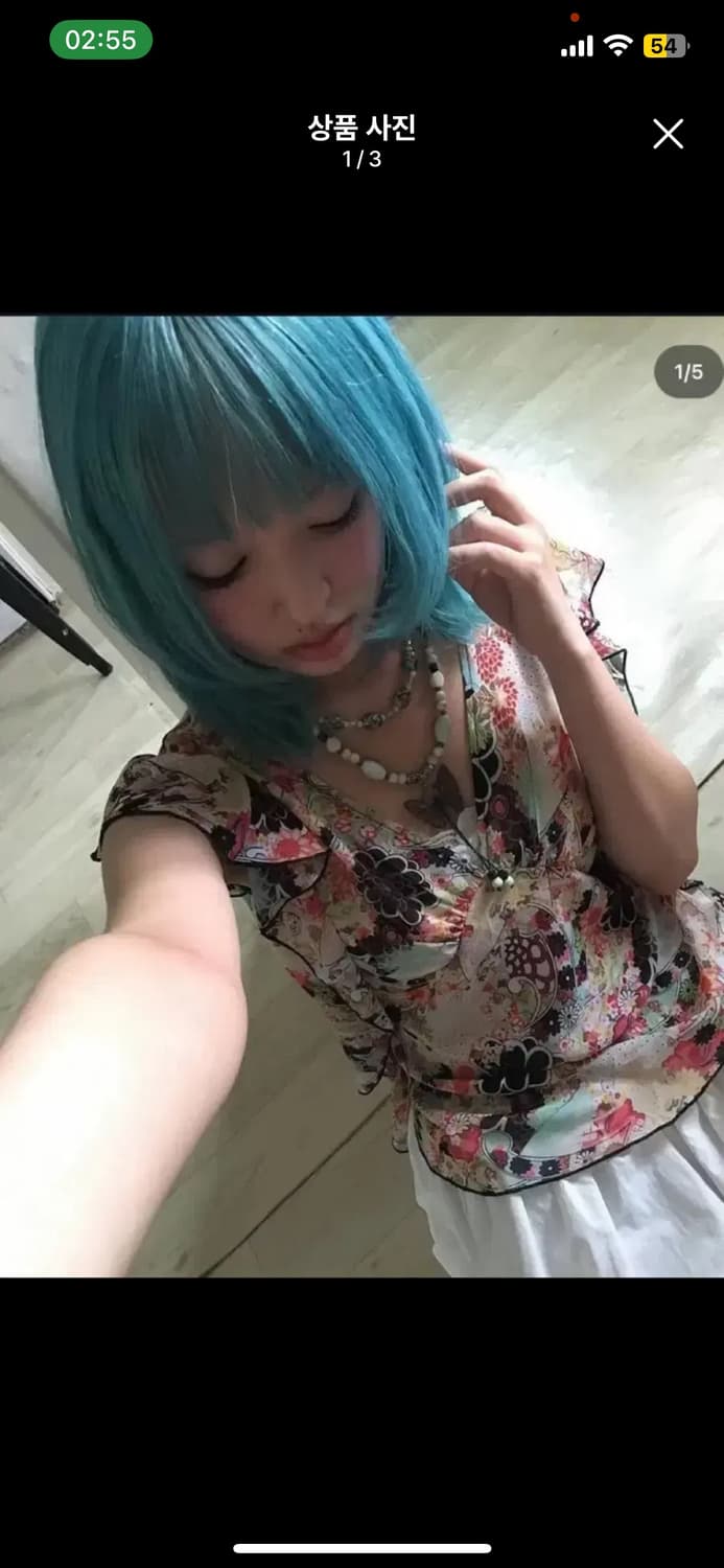 lovecannedfruit 오리엔탈 블라우스 파우닝133큐빈티지 상품이미지1