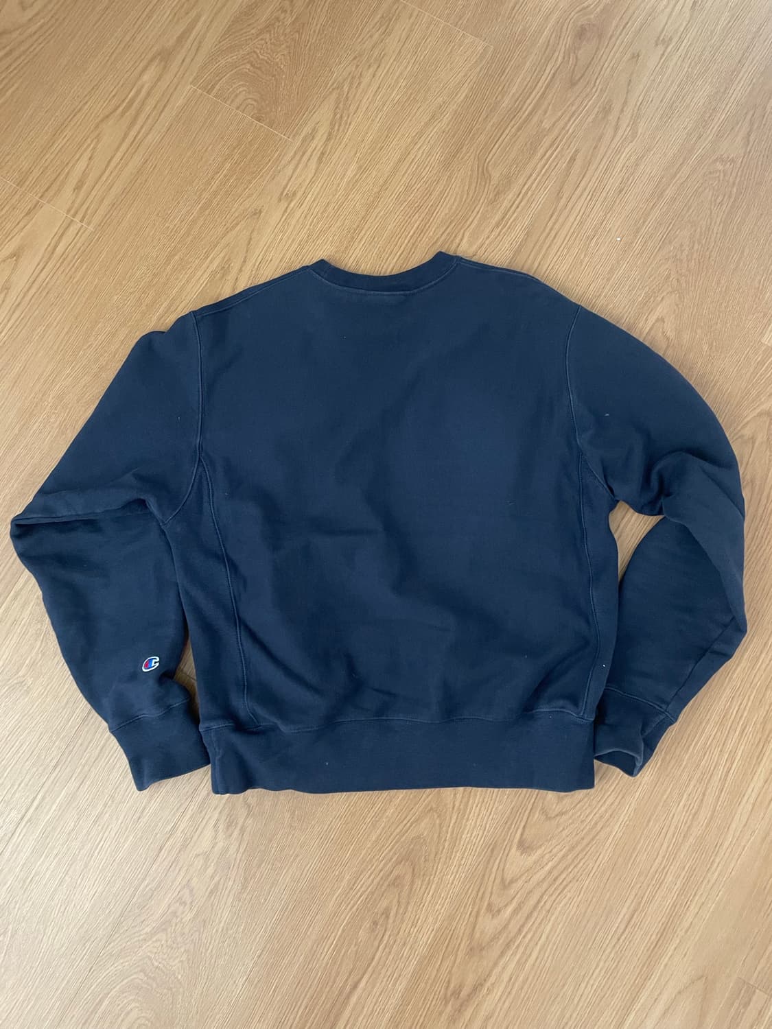 챔피온 리버스위브 맨투맨 네이비 M 상품이미지3