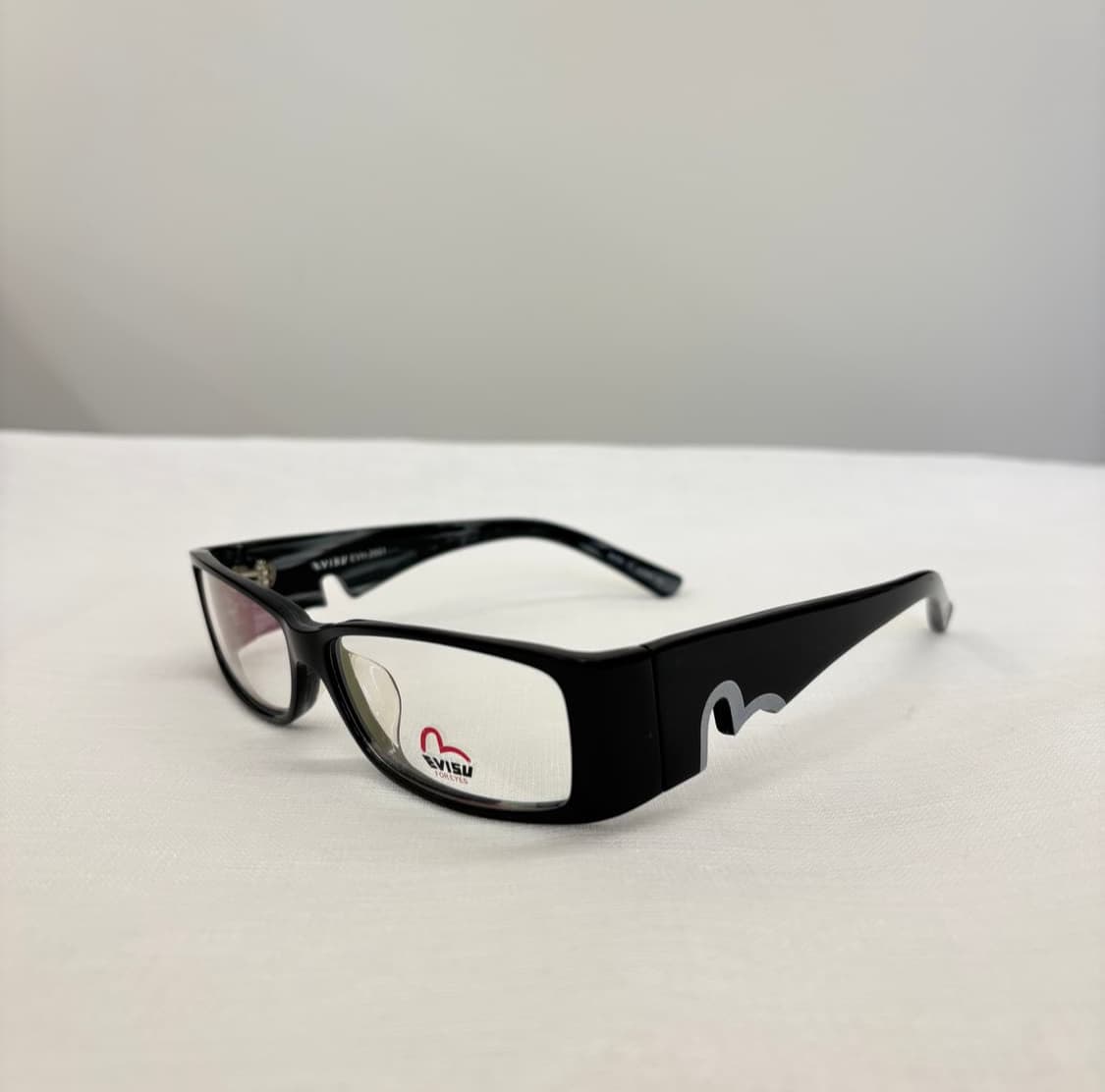 EVISU 에비수 블랙 뿔테 빈티지 안경 상품이미지2