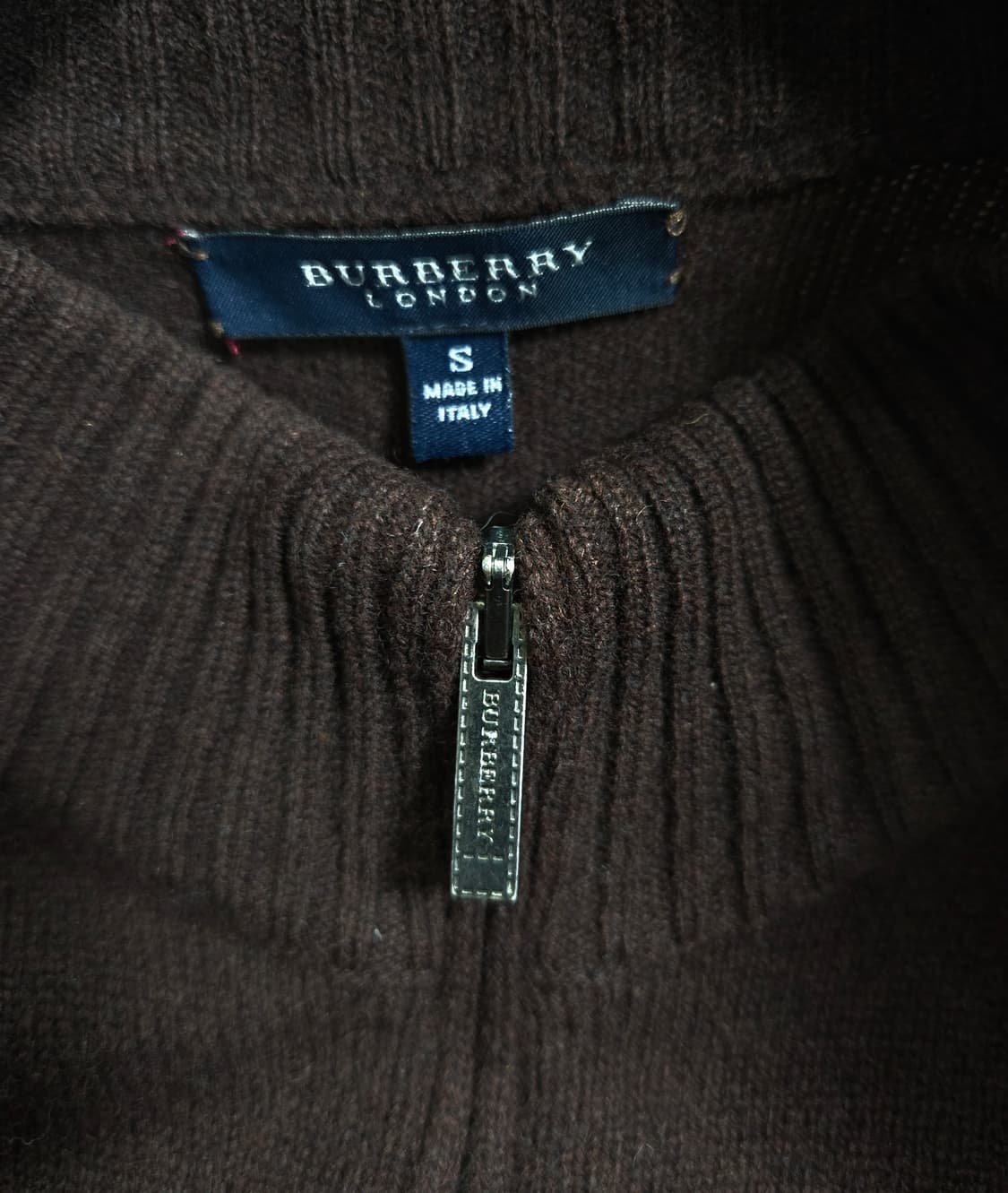 버버리 런던 풀집업 램스울 니트 자켓 95 상품이미지8