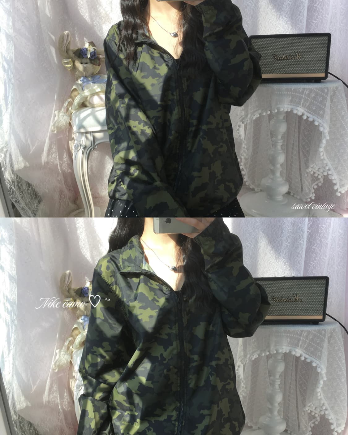 Nike camo windbreaker 상품이미지1