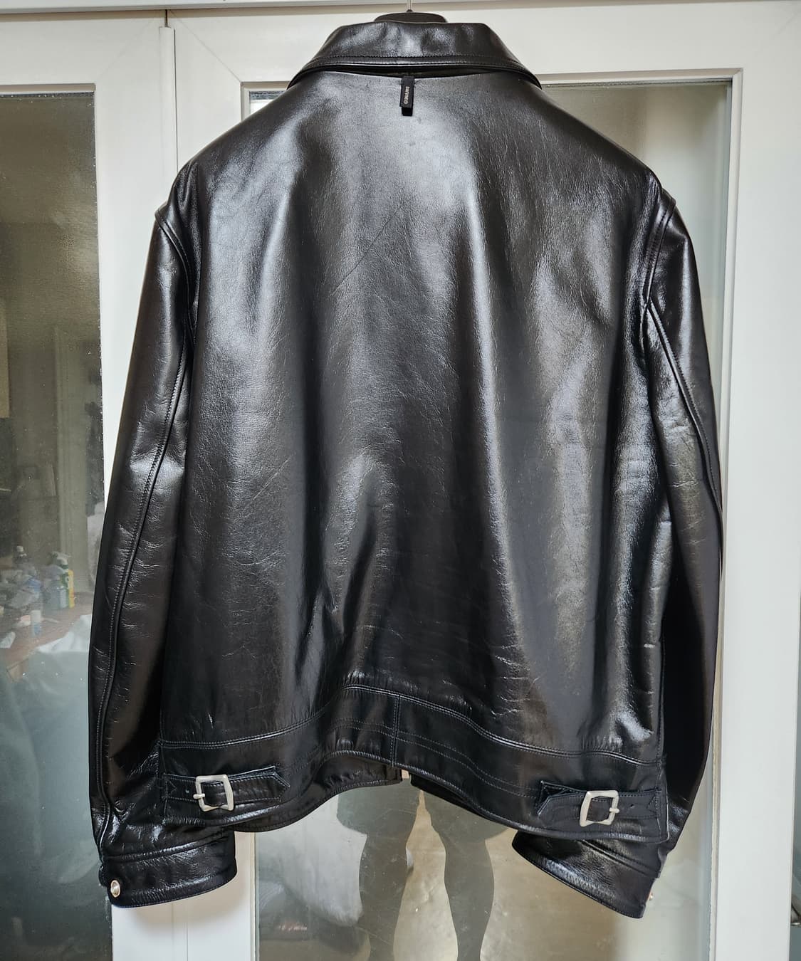 디아프바인 25SS 카프스킨 스포츠 레더자켓 XL(105) 상품이미지2