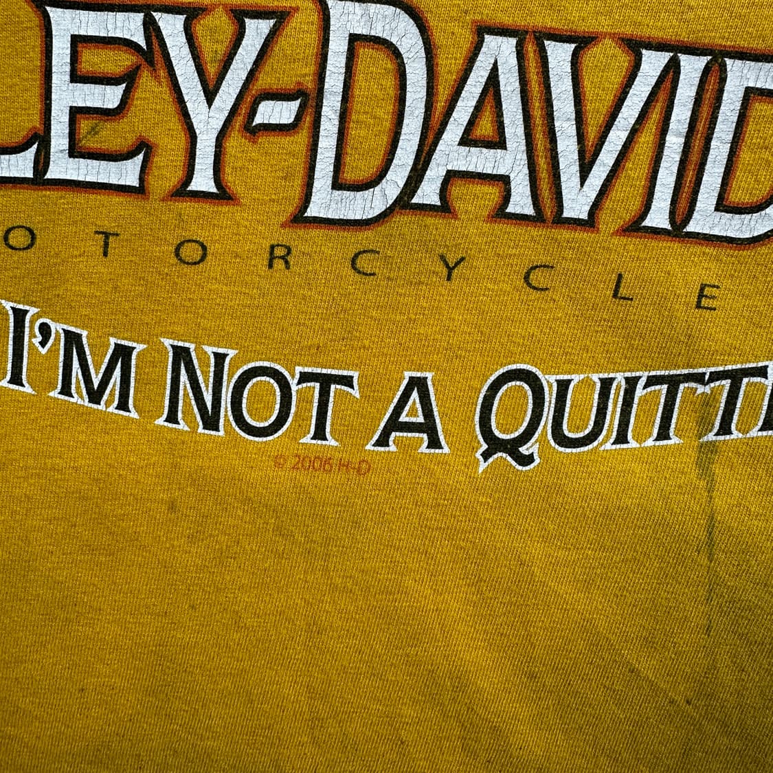 00s Harley-Davidson Heavy stains T-shirt 상품이미지4