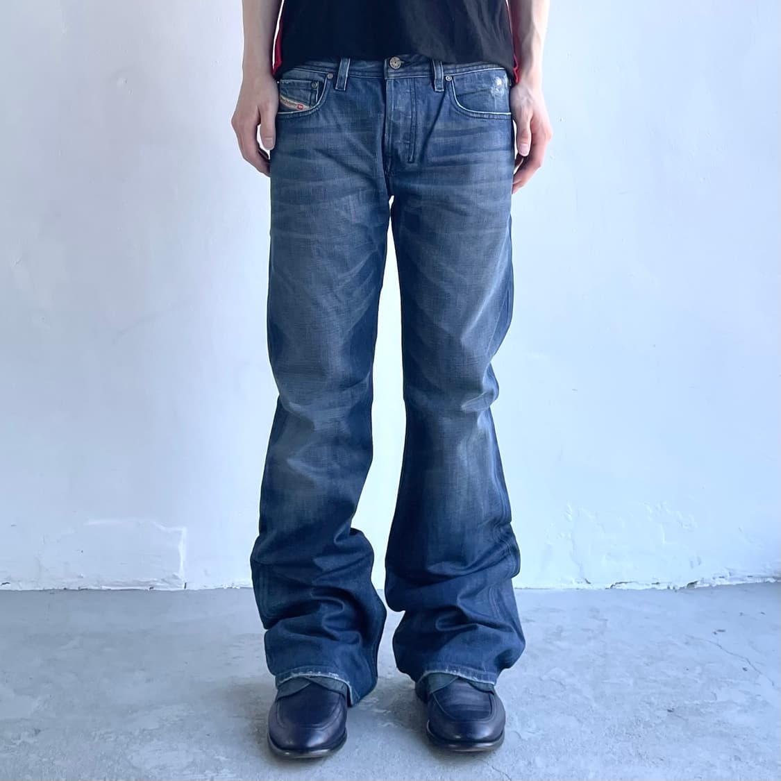 디젤 플레어 데님 팬츠 상품이미지1