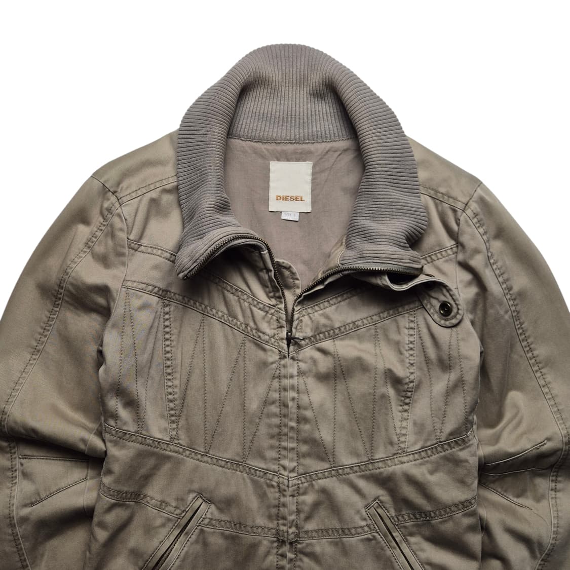 [S] 디젤 스티치 디테일 코튼 블루종 상품이미지3