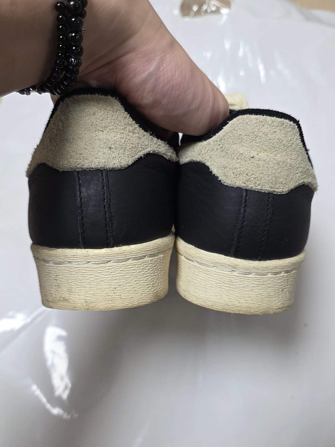 아디다스 슈퍼스타 82 블랙 화이트 280 상품이미지5