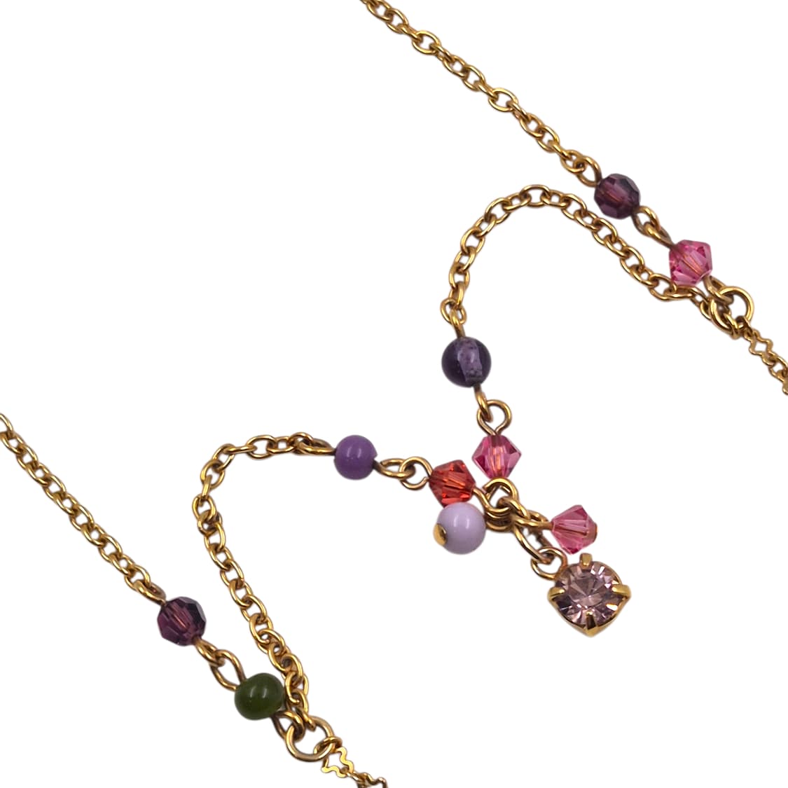 08s 안나수이 퍼플 구두 레이어드 목걸이 상품이미지4