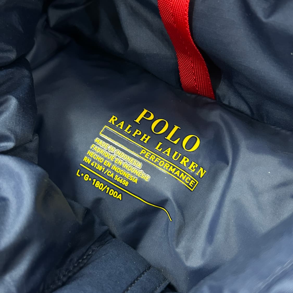 폴로 신형 네이비 푸퍼 다운 패딩(L) 상품이미지2