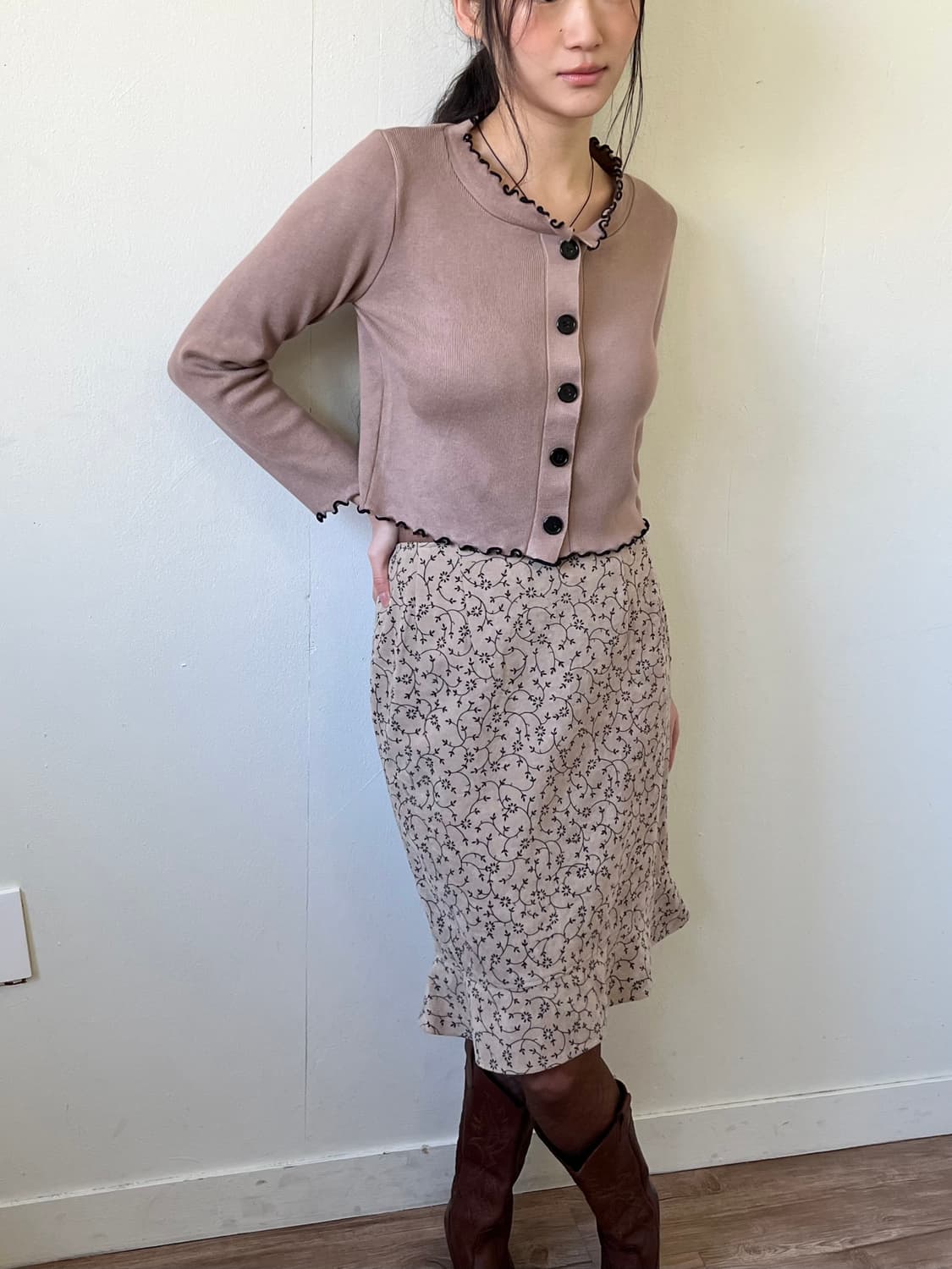 INOLVE 프릴 가디건 상품이미지3