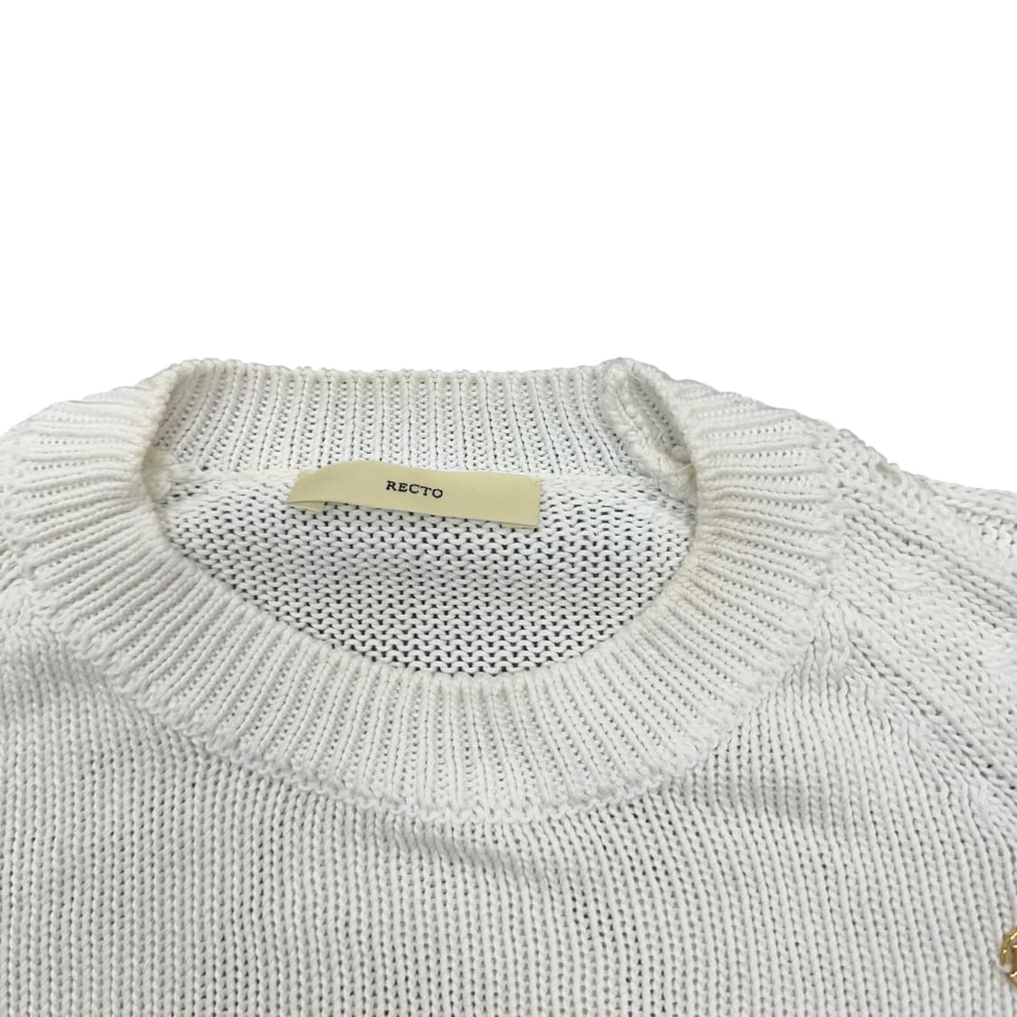 렉토 여성 크롭 니트 상품이미지4