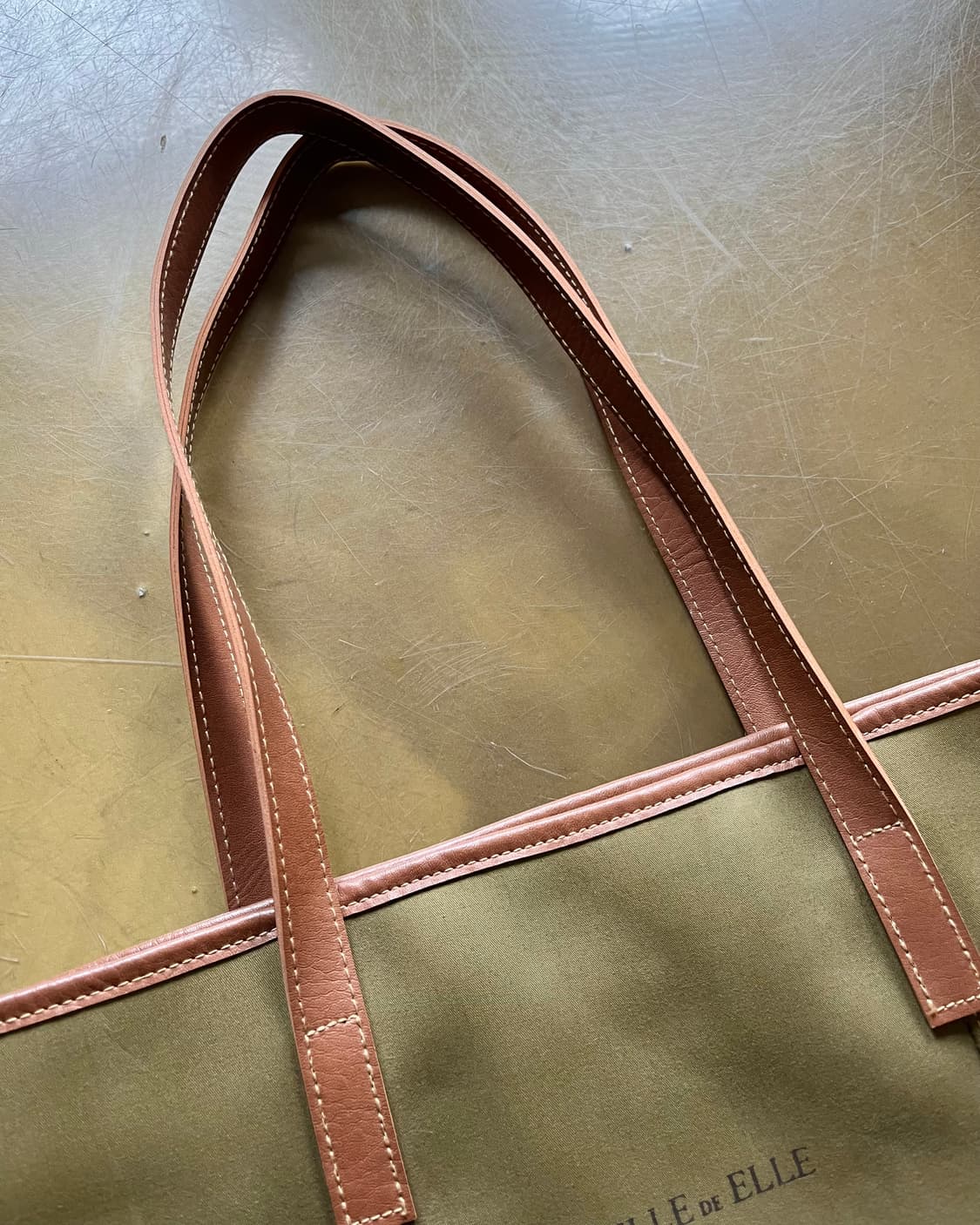 ELLE de ELLE Leather Trim Shopper Bag 상품이미지5