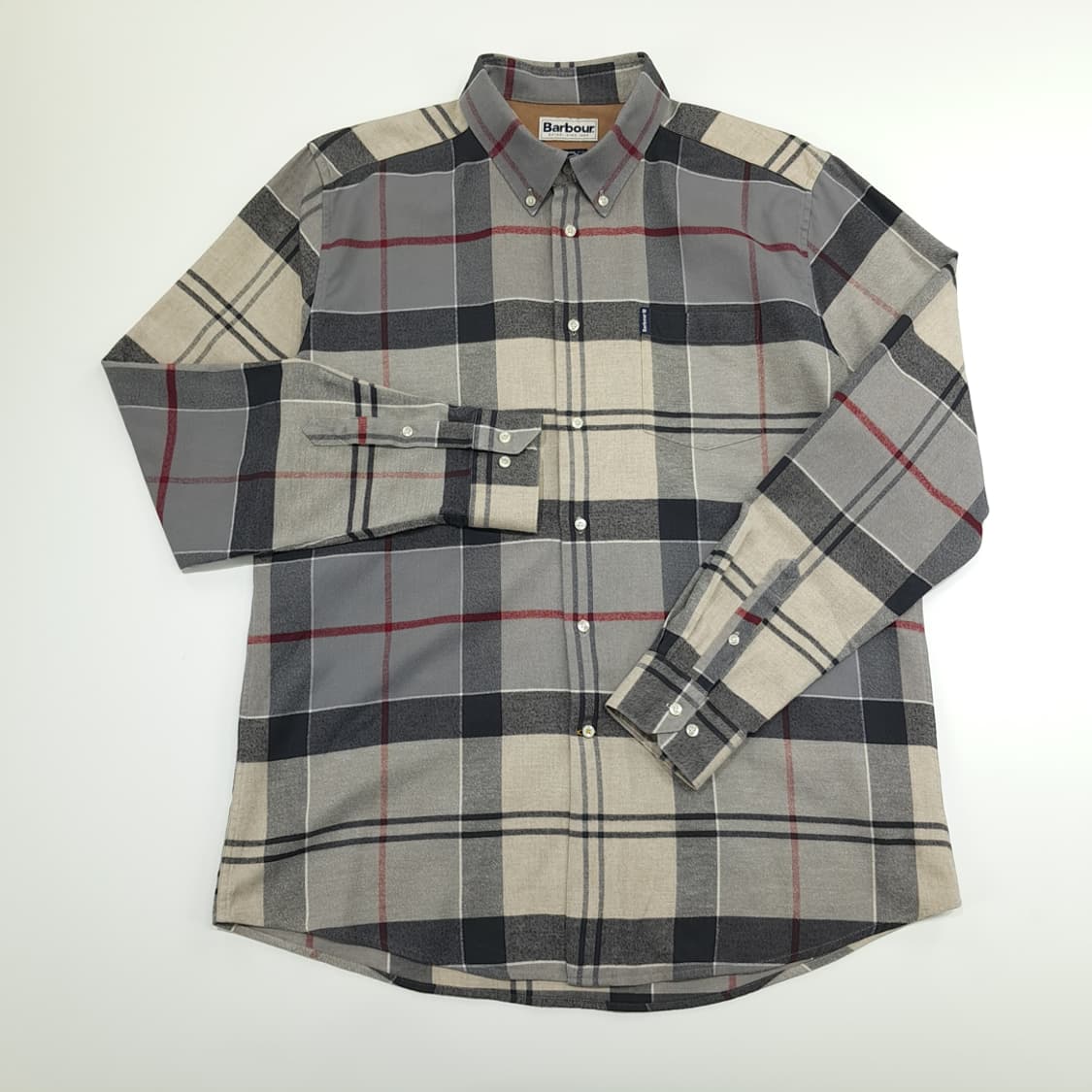 CN953 XL 바버 클래식 타탄체크 플란넬 긴팔 셔츠 남방 상품이미지2