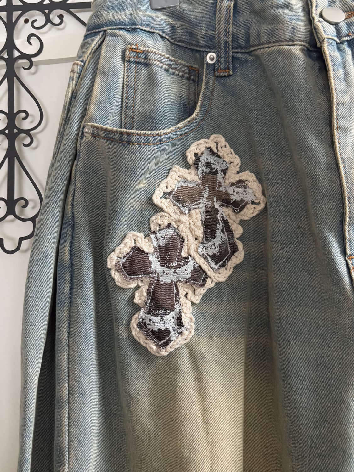 • hurtmade denim cross patch loose fit p 상품이미지7