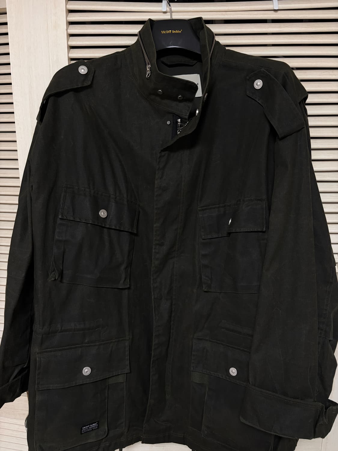 Broner Waxed Field Jacket (Khaki) 상품이미지3