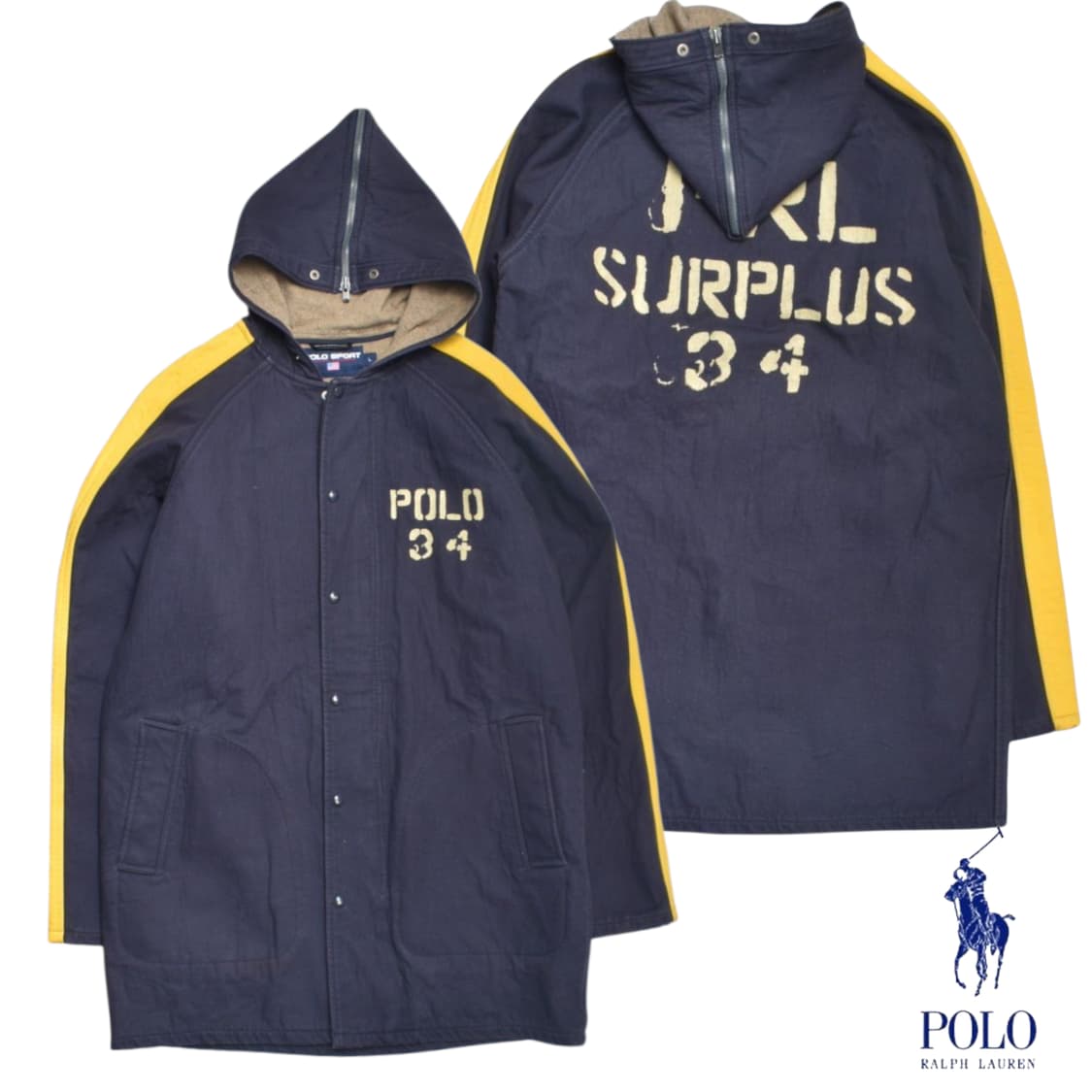 00s 두산 폴로 스포츠 PRL 아카이브  돕바 롱 자켓 L 상품이미지1