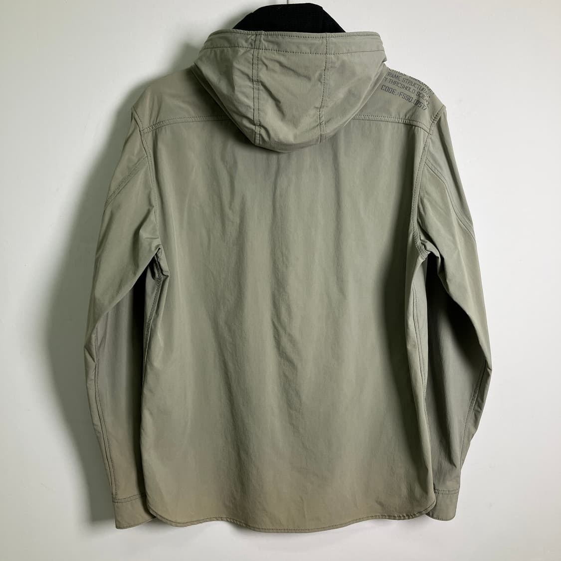 Avirex 아비렉스 카키 나일론 후드 자켓 M 상품이미지6
