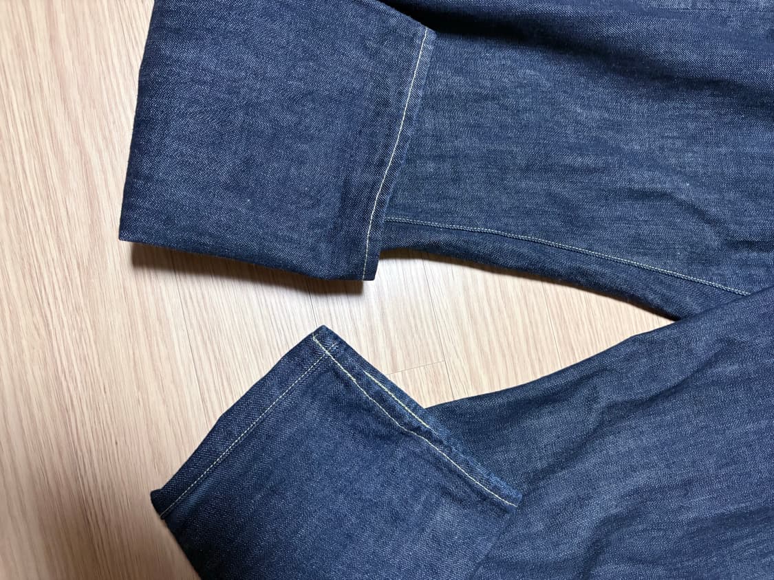 아웃스탠딩 W.W ll(대전판) 데님 팬츠, 멋랩 콜라보 제품, 사이즈S 상품이미지4