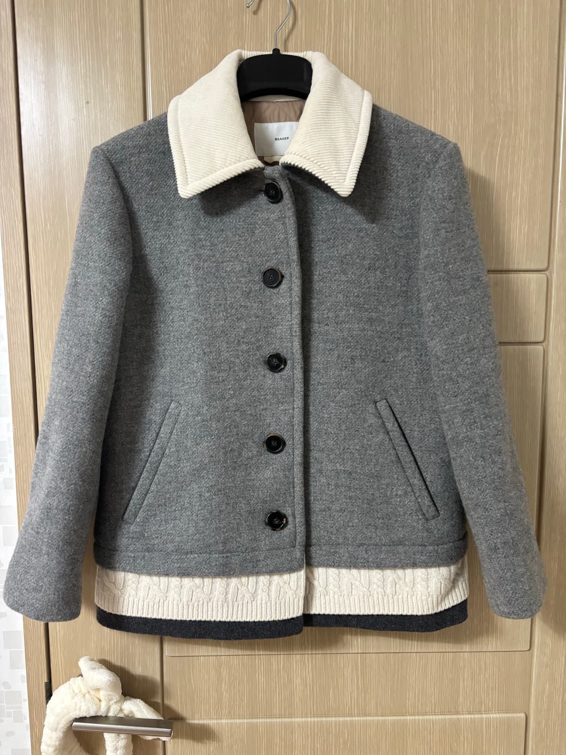 비이커 그레이 코트 상품이미지1