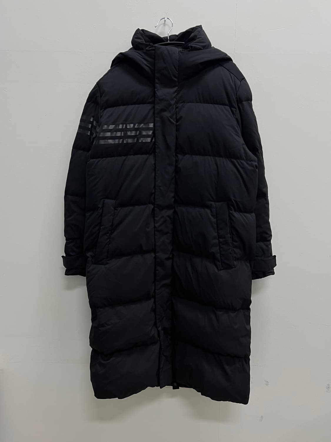 아디다스 골프 구스다운 롱 패딩 자켓 블랙 상품이미지2