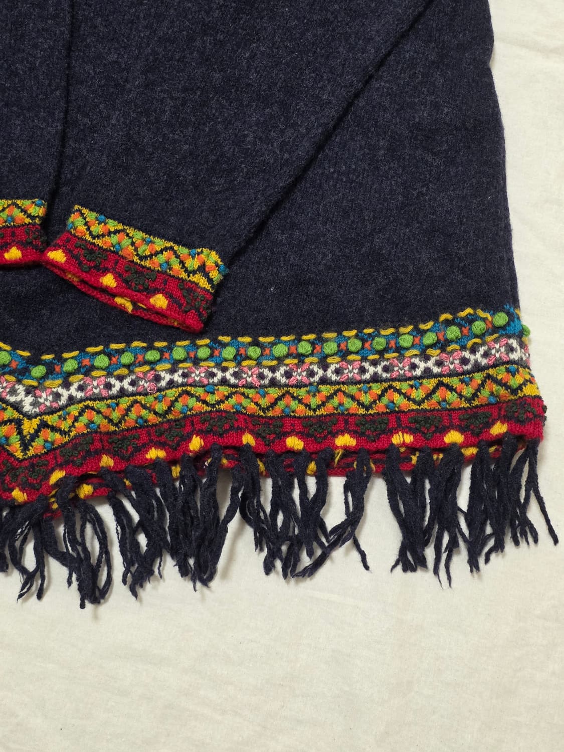 에스닉 보헤미안 모리걸 일본빈티지 니트 원피스 상품이미지8