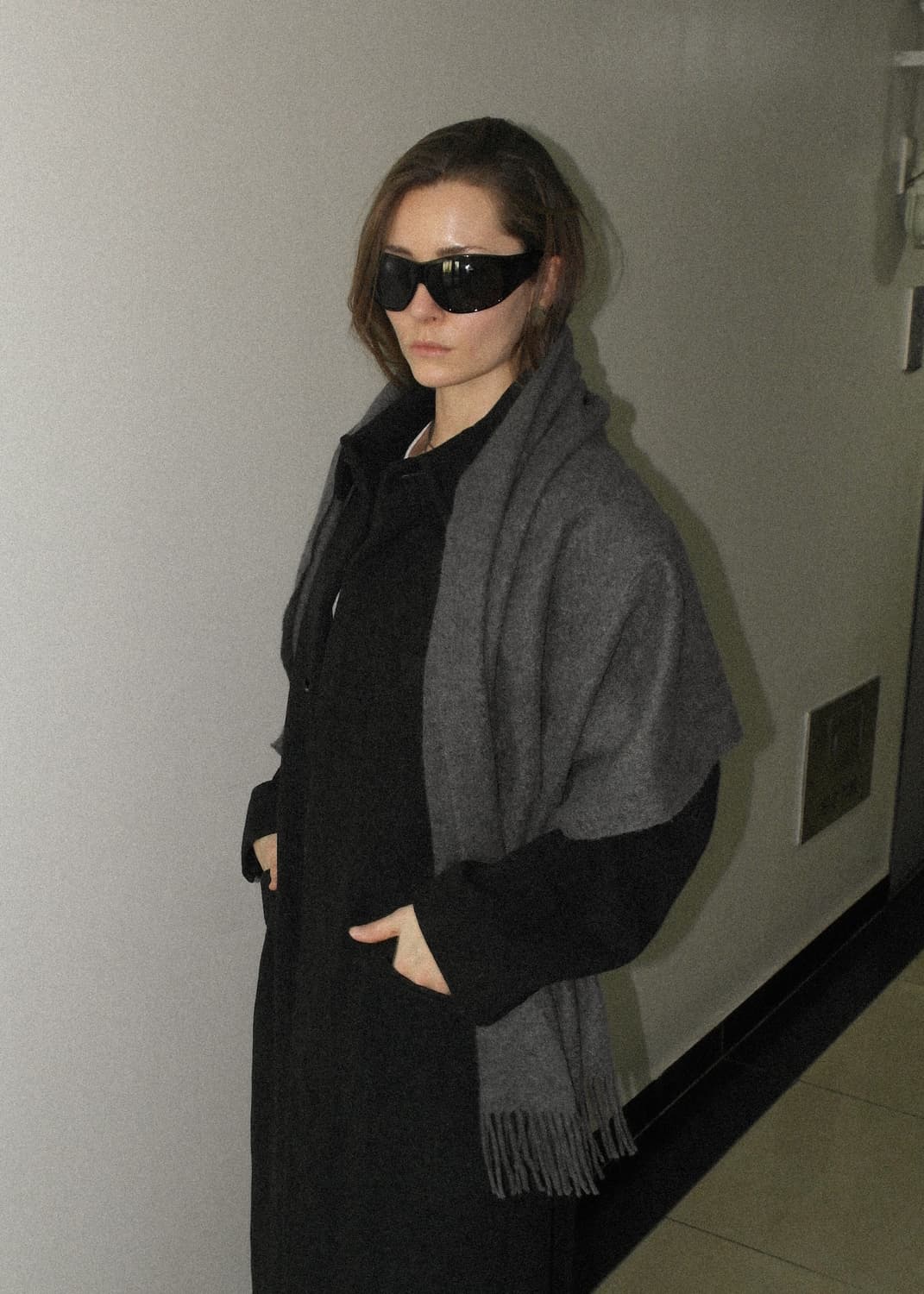 캐시미어 빅사이즈 머플러 상품이미지3