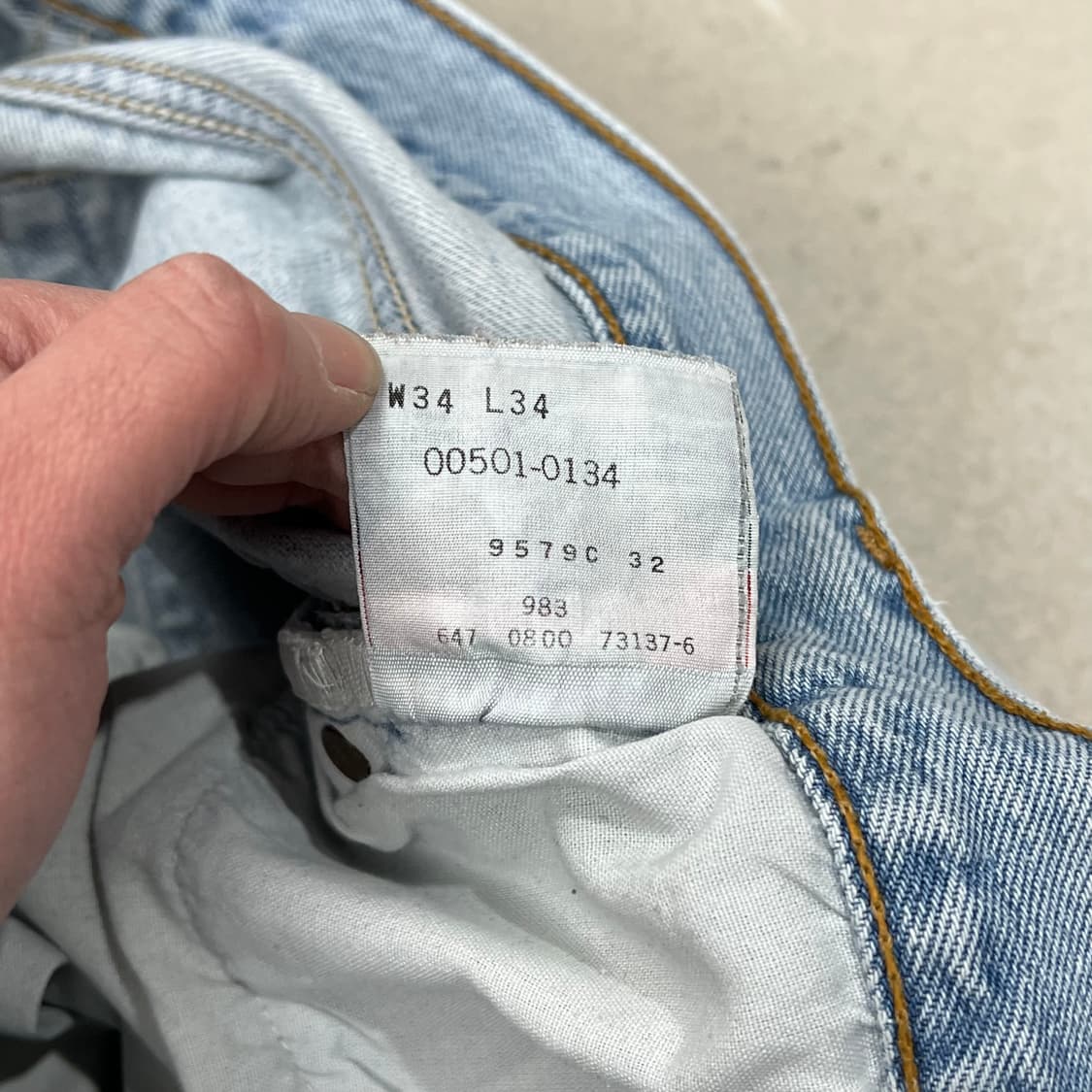 리바이스 501 데님팬츠 s09086 상품이미지8