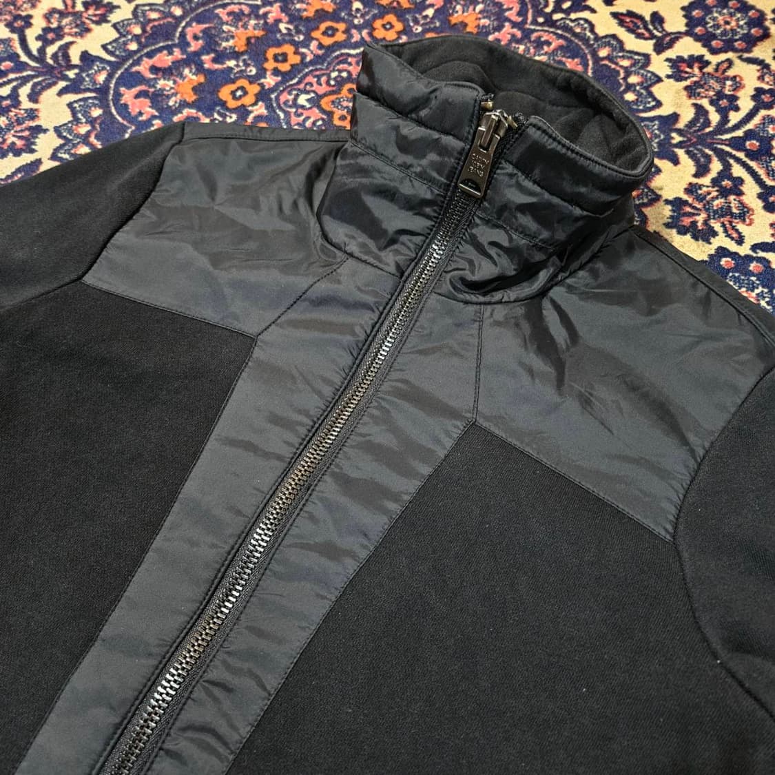 켈빈클라인 y2k 00's 나일론 코튼 블럭 집업 저지 자켓 상품이미지2