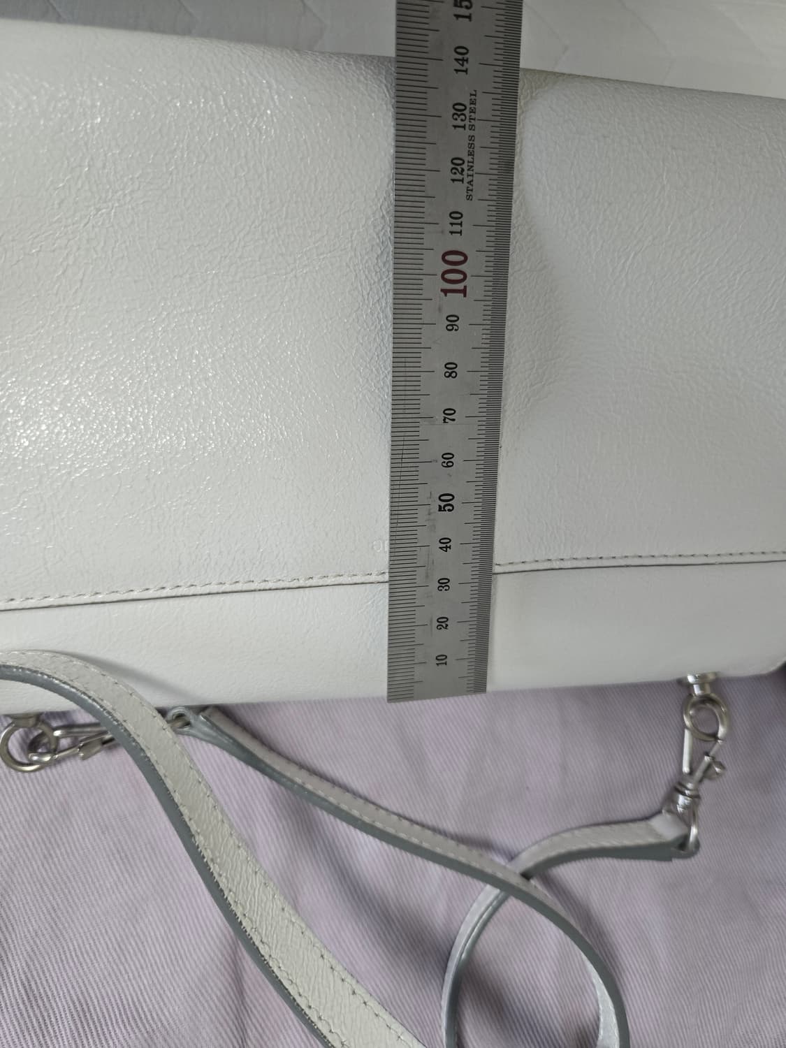 분크 바게트백 화이트(아이보리 아님) 상품이미지7