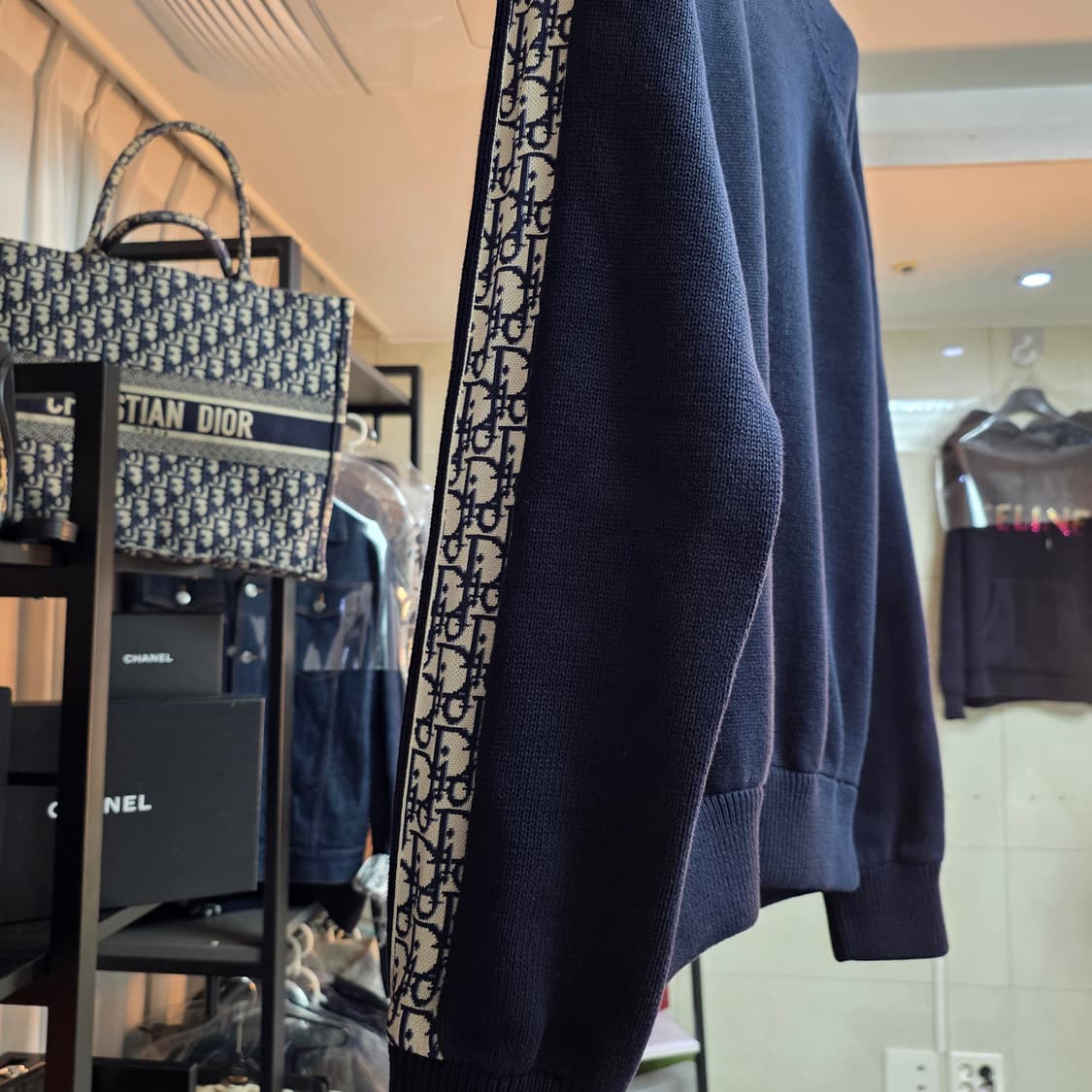 {클로젯}[L][상태 최상]디올 오블리크 인서트 니트 상품이미지4