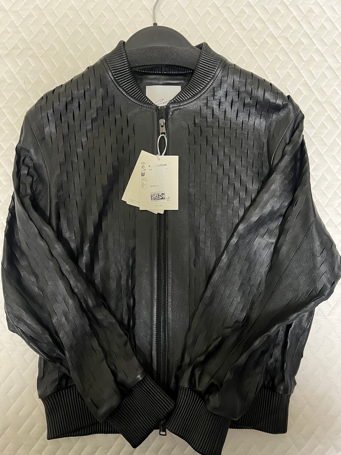 Cos 코스 아틀리에 퍼포레이트 레더 자켓 S사이즈 상품이미지2