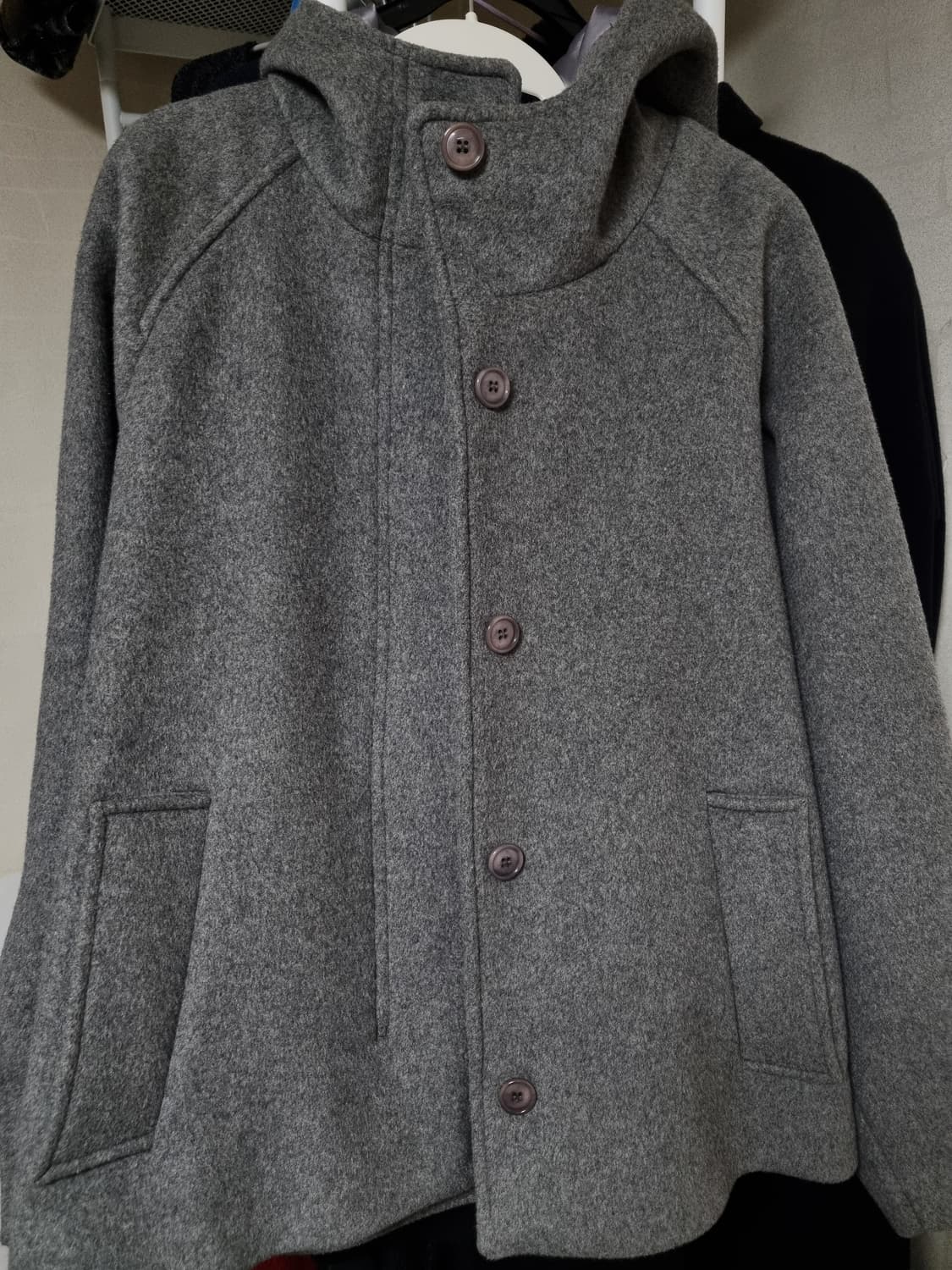 타입서비스 Hooded Half Coat [Gray] 판매합니다. 상품이미지3