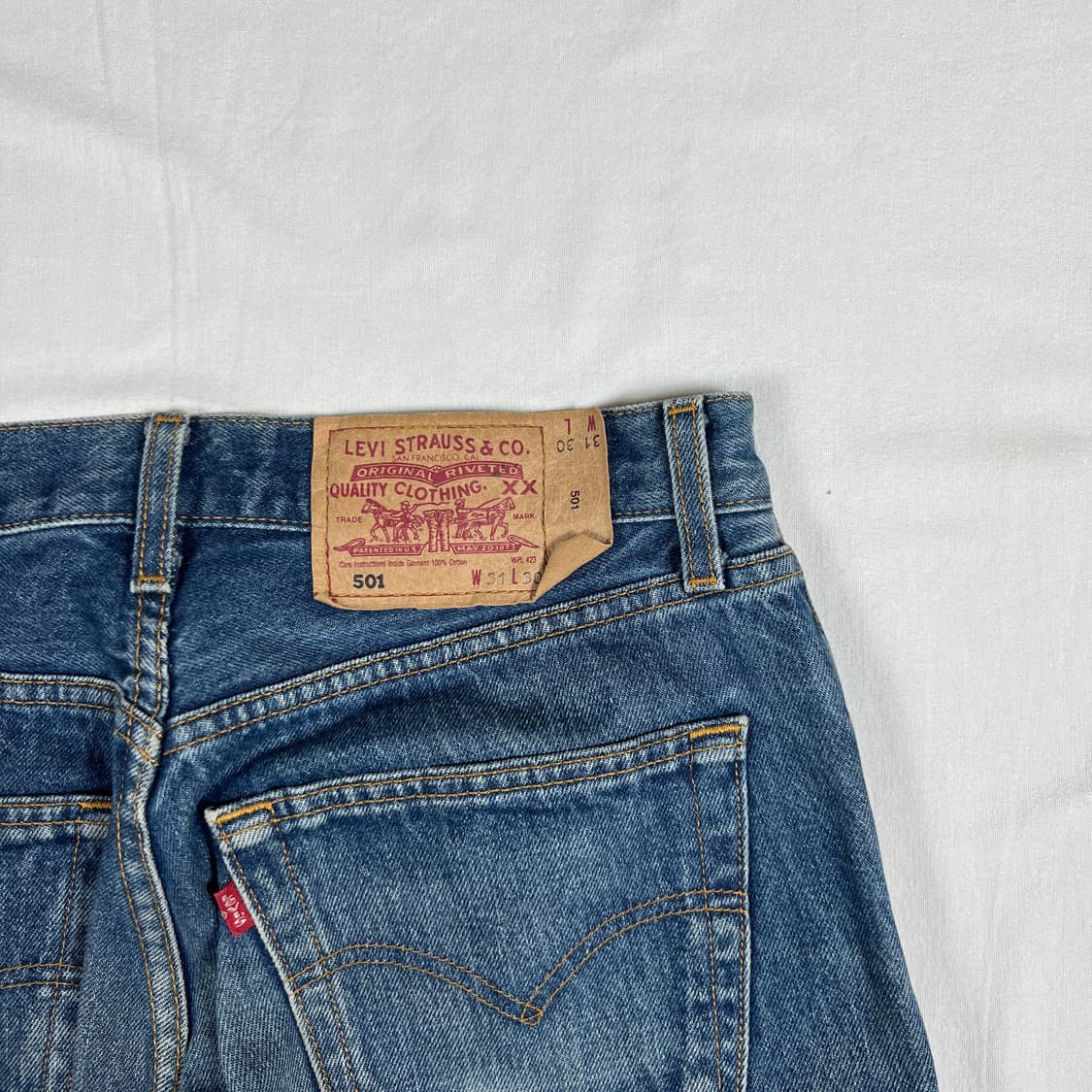 90‘s 리바이스 levis 501 데님팬츠 청바지 상품이미지8