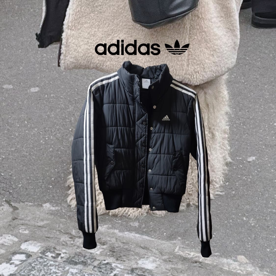 Vintage ADIDAS y2k button up s 상품이미지1
