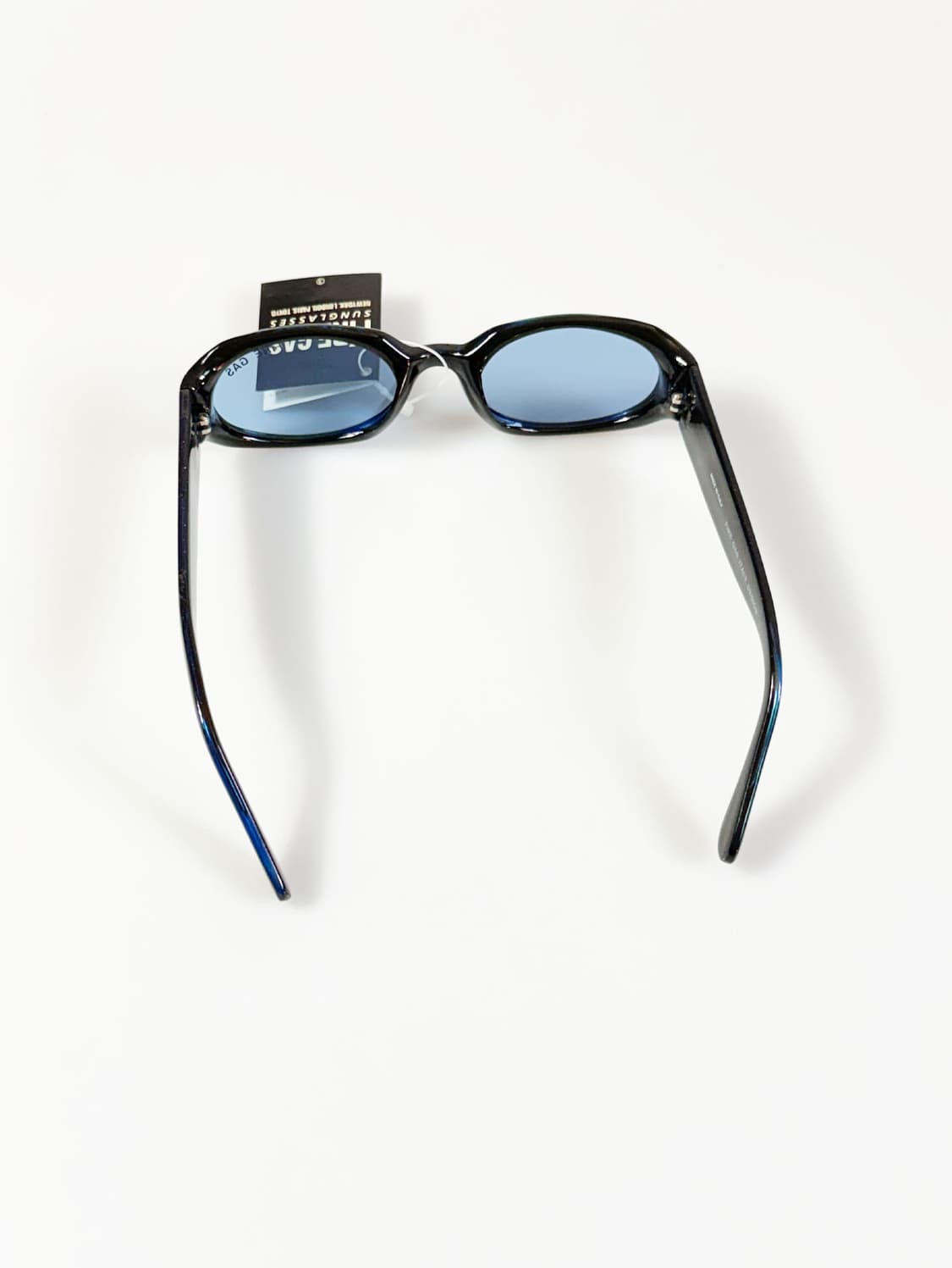 90s FIRE GAS 볼드 스퀘어 블루 틴트 빈티지 선글라스 상품이미지5