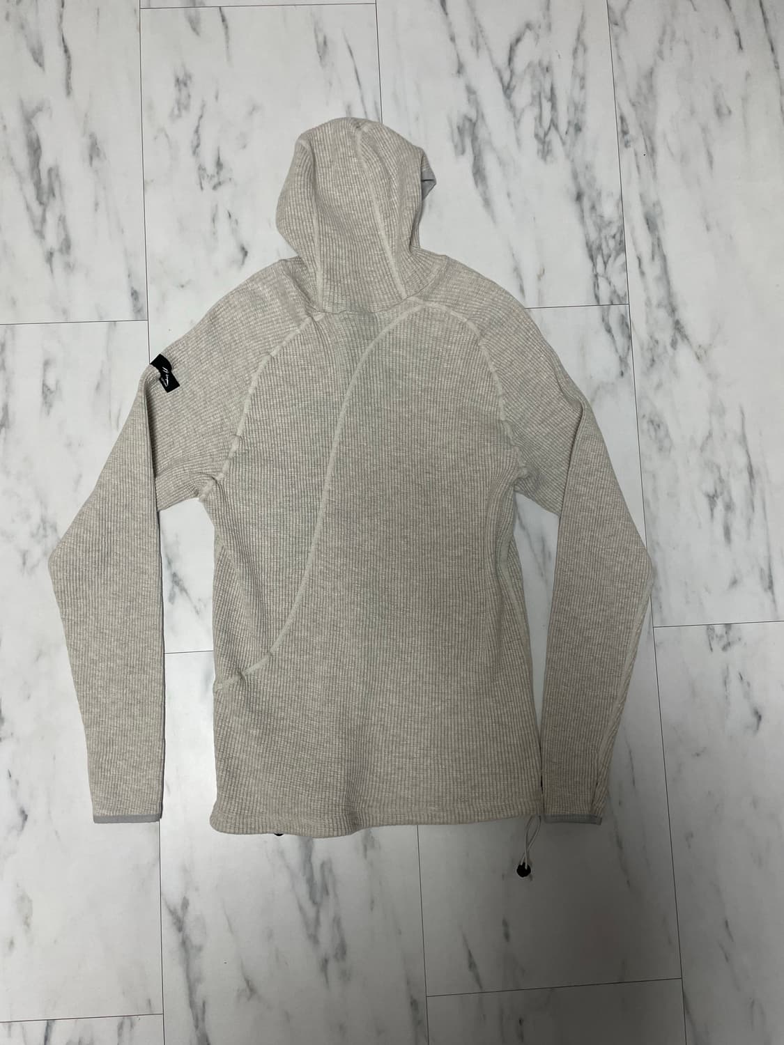 콜드웜 와플 워머 후드 크림 상품이미지2