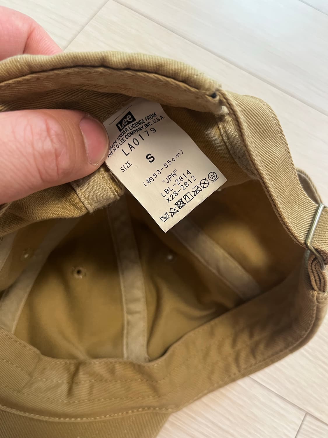 일본판)Lee 카키 면볼캡 S사이즈 상품이미지2