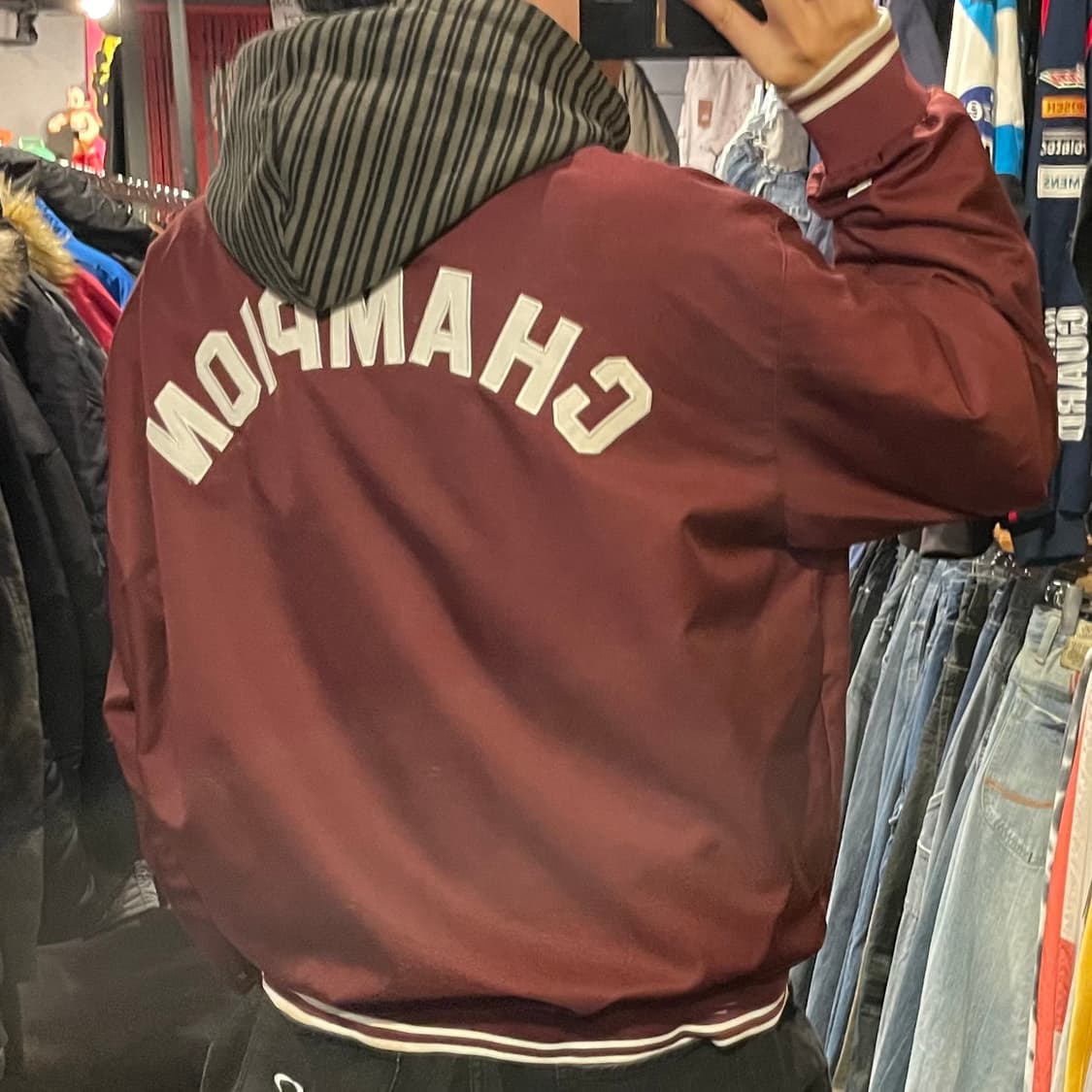 [IM] CHAMPION 챔피온 버건디 자켓 상품이미지6