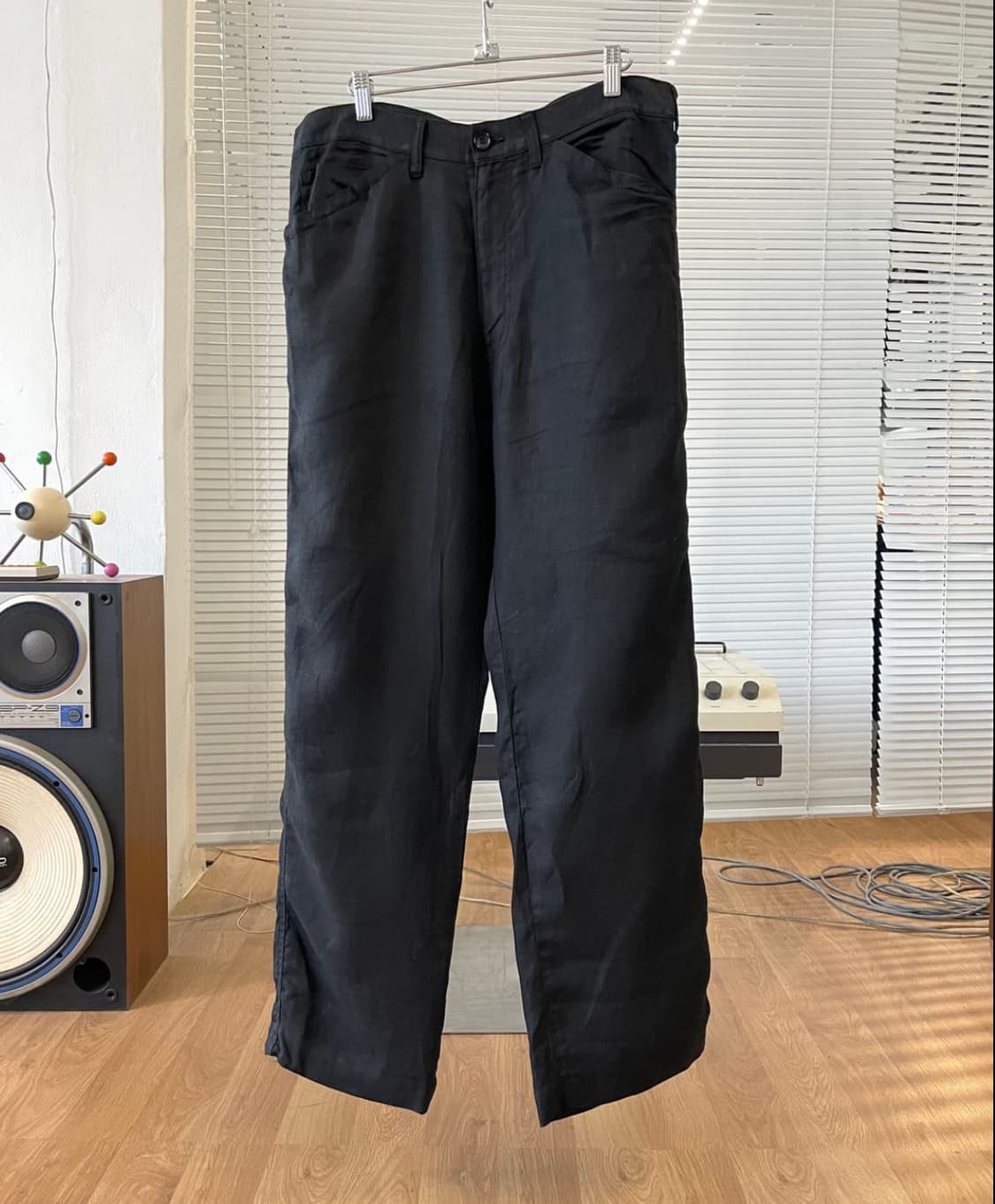 comme des garcons 꼼데 옴므 신치백 린넨 트라우저 상품이미지4