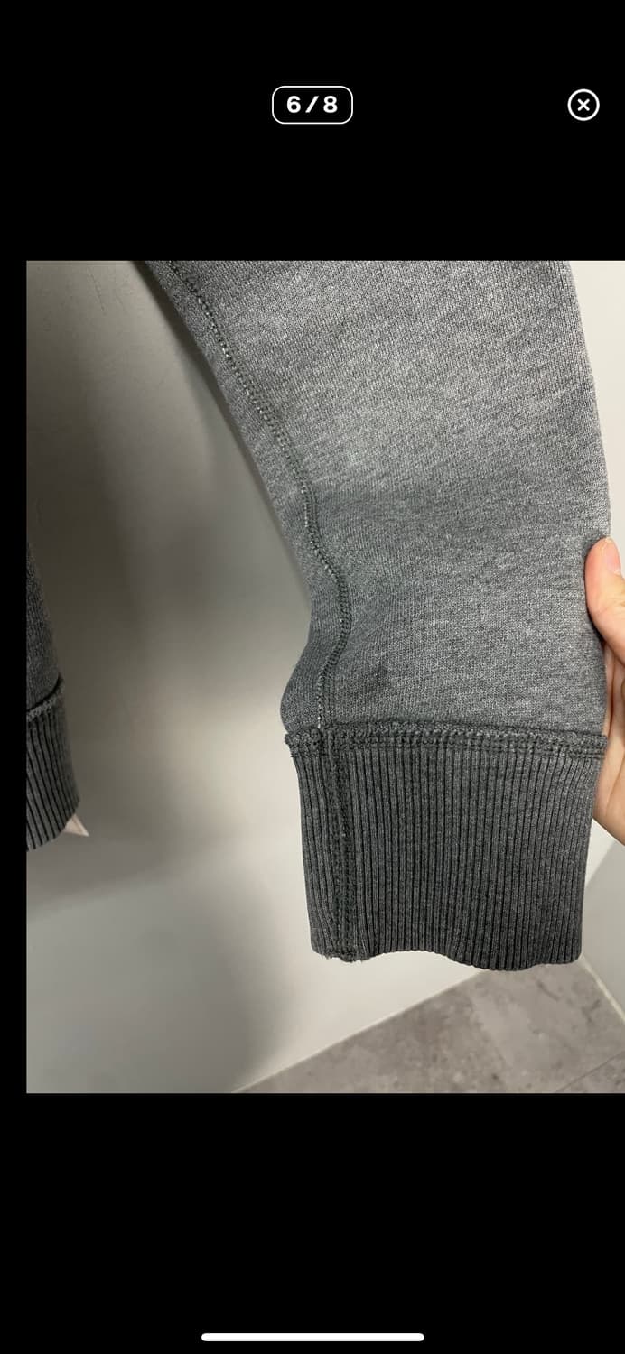 아베크롬비앤피치 아치로고 그레이 후드집업 A2995 상품이미지6