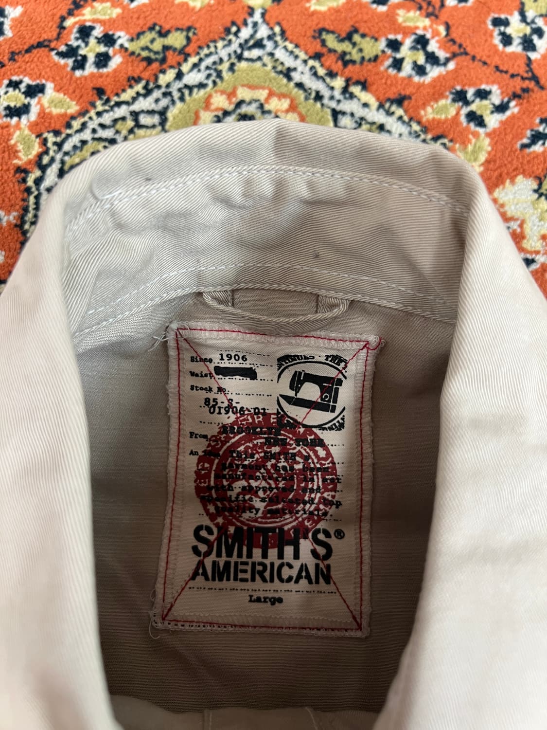 [L] SMITH'S AMERICAN 베이지 웨스턴 셔츠 상품이미지5