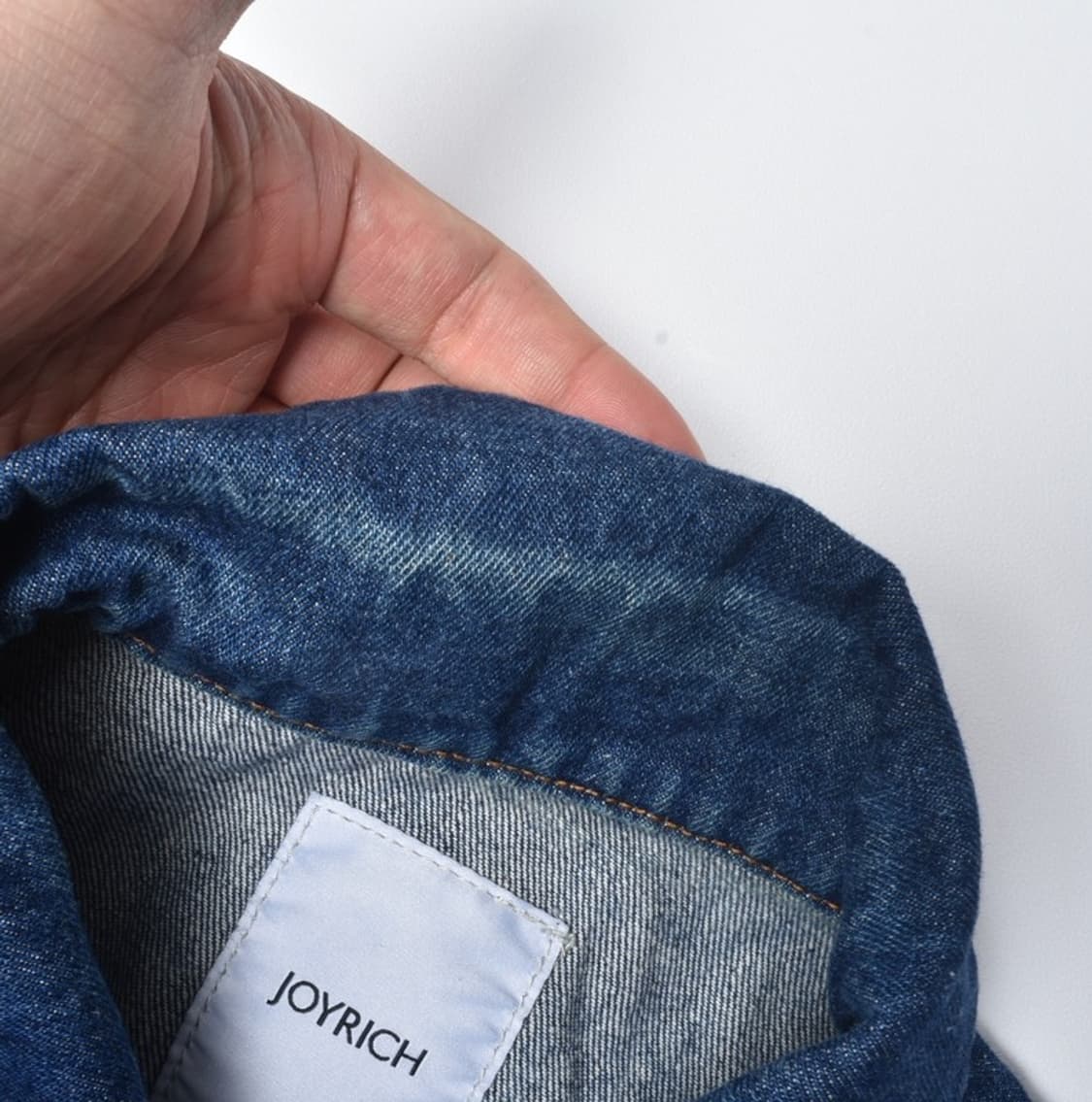 조이리치 빈티지 구제 데님자켓 청자켓 S M25052035 상품이미지6