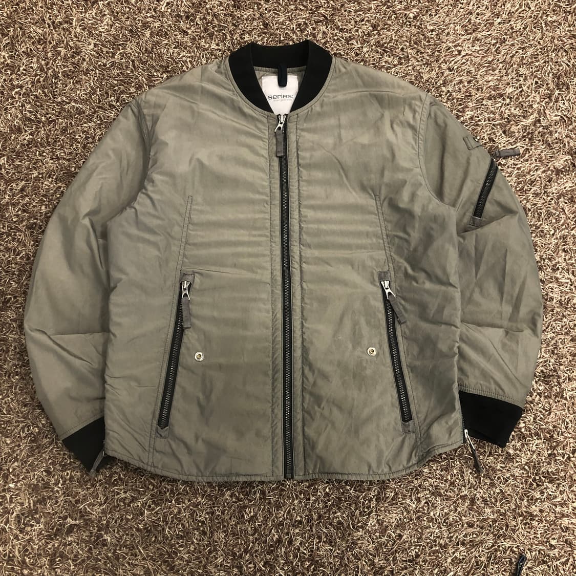 시리즈 블루종 봄버 자켓 상품이미지1