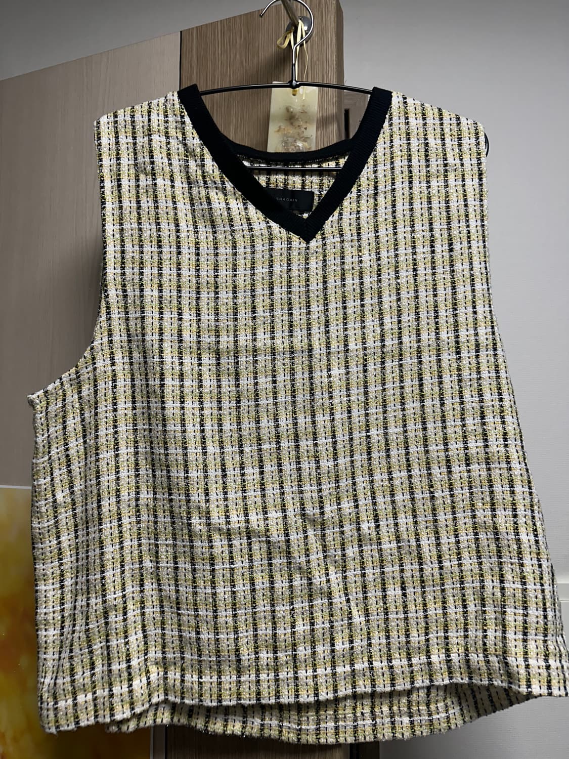 크러쉬어게인 트위드 베스트 상품이미지2