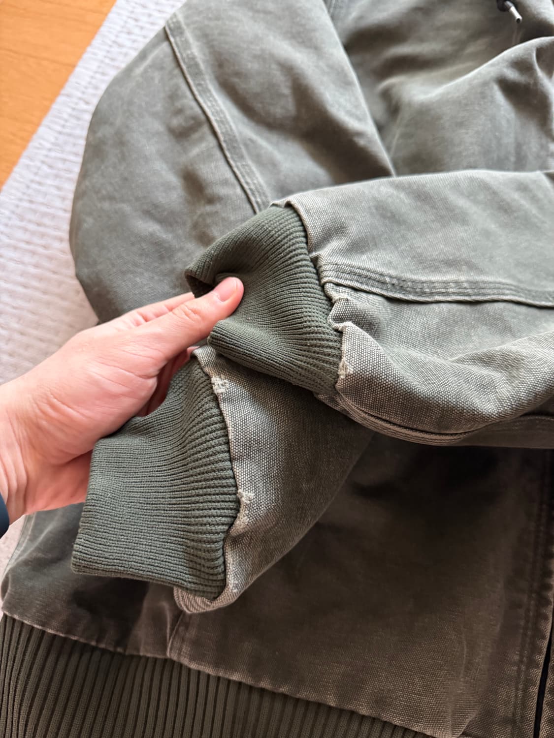 [XXL] 칼하트 j130 샌드스톤 덕 액티브 자켓 모스 상품이미지4