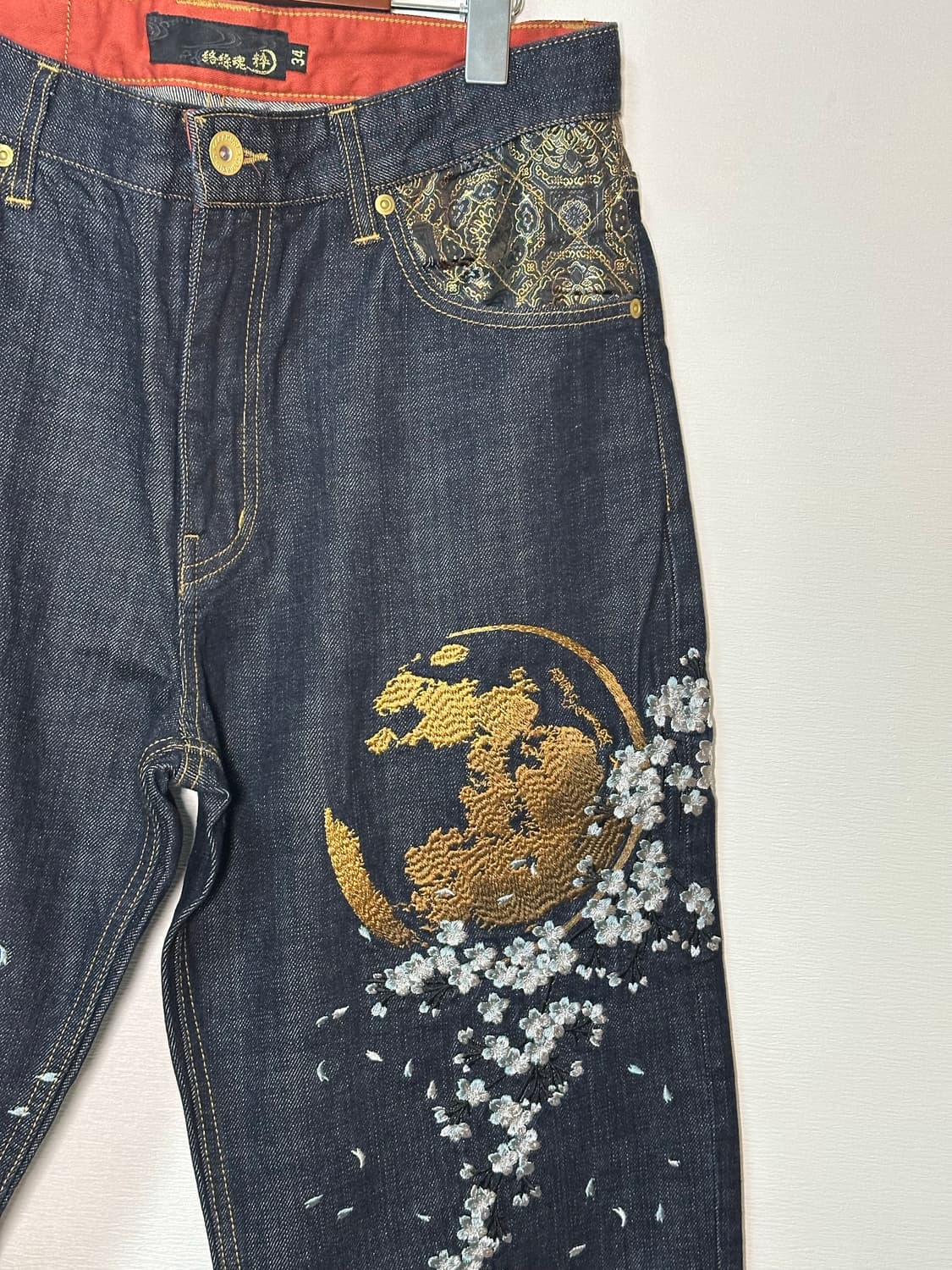 카라쿠리 타마시•스이/ 흑랑 인디고 데님 (새상품) 상품이미지4