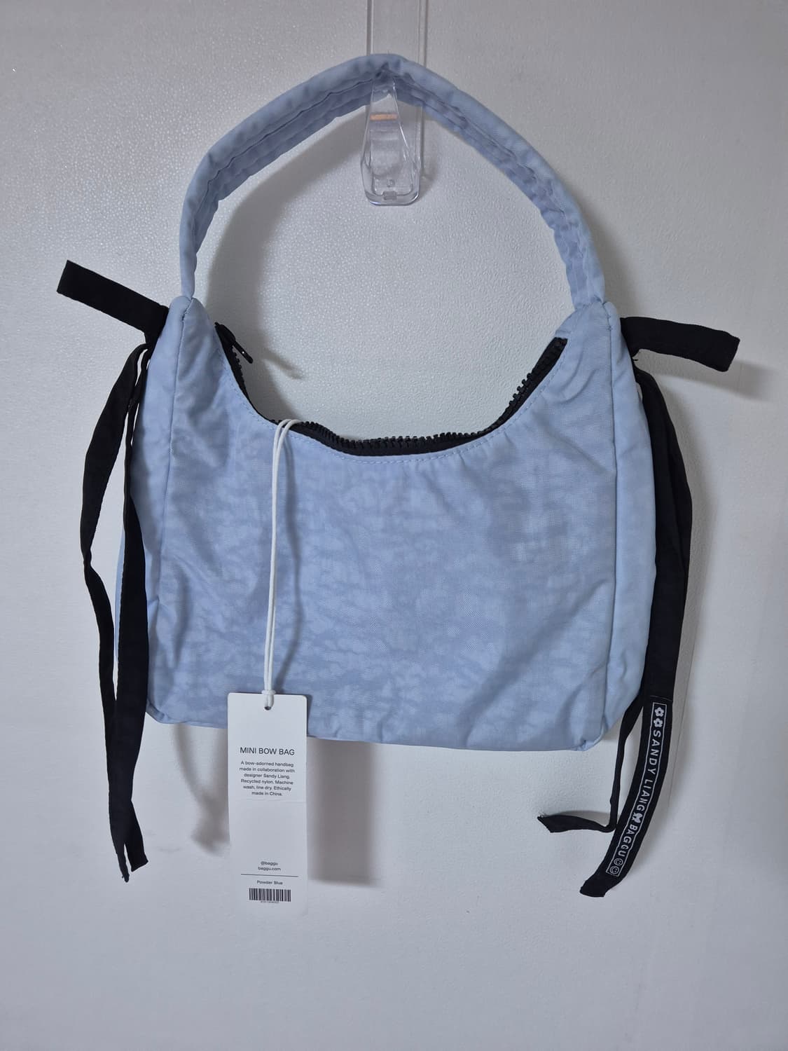 (새상품) 샌디리앙 바쿠보우 미니백 파우더블루 상품이미지4
